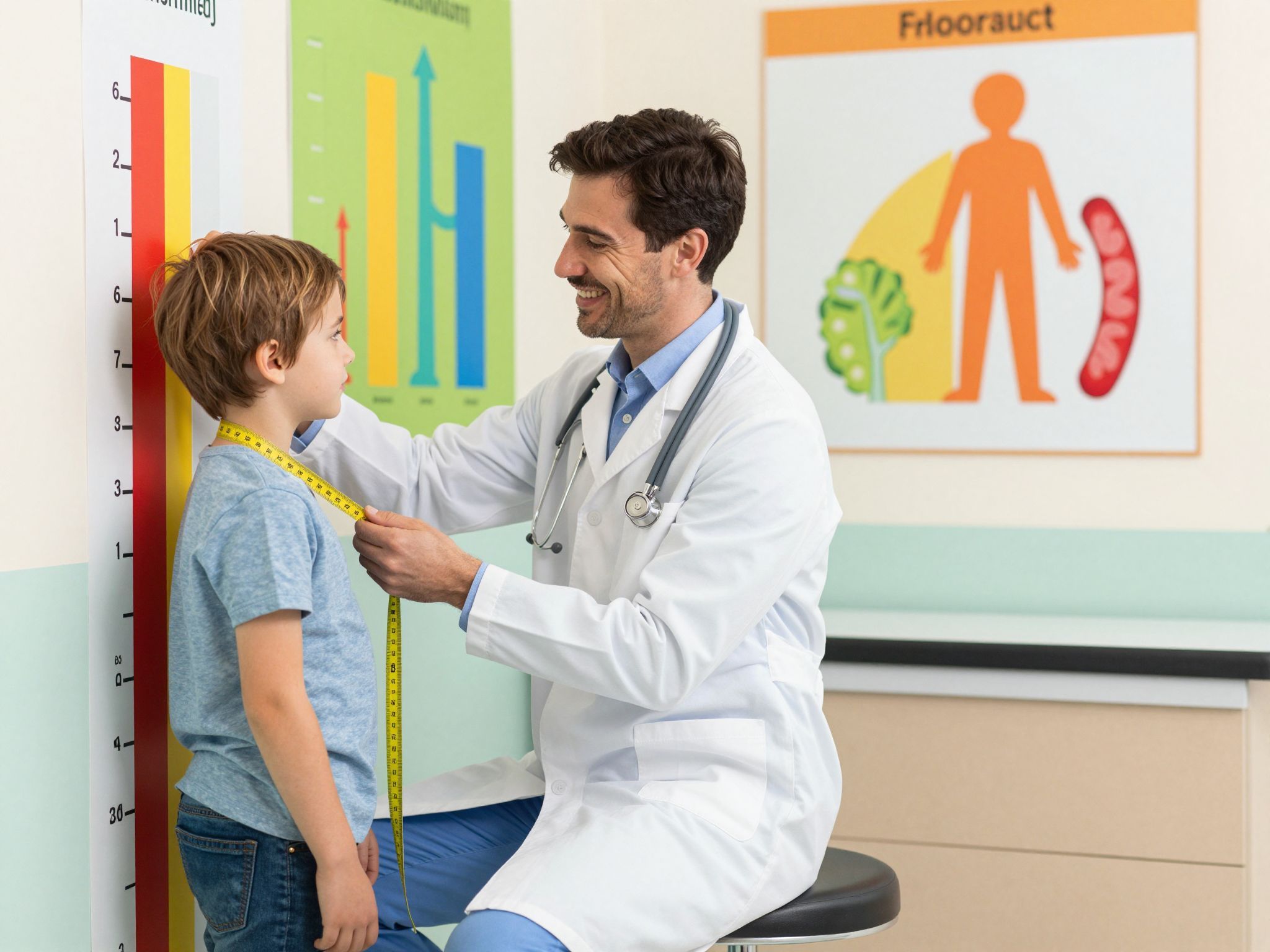 A növekedési hormon szintje befolyásolja a gyermek magasságát.