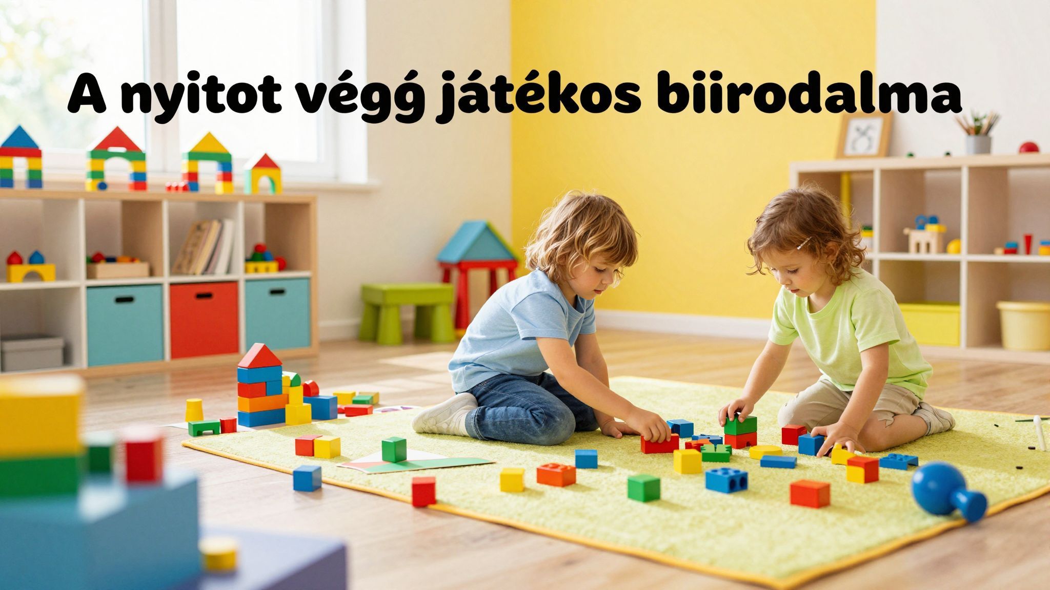 A nyitott végű játékok serkentik a kreatív gondolkodást.