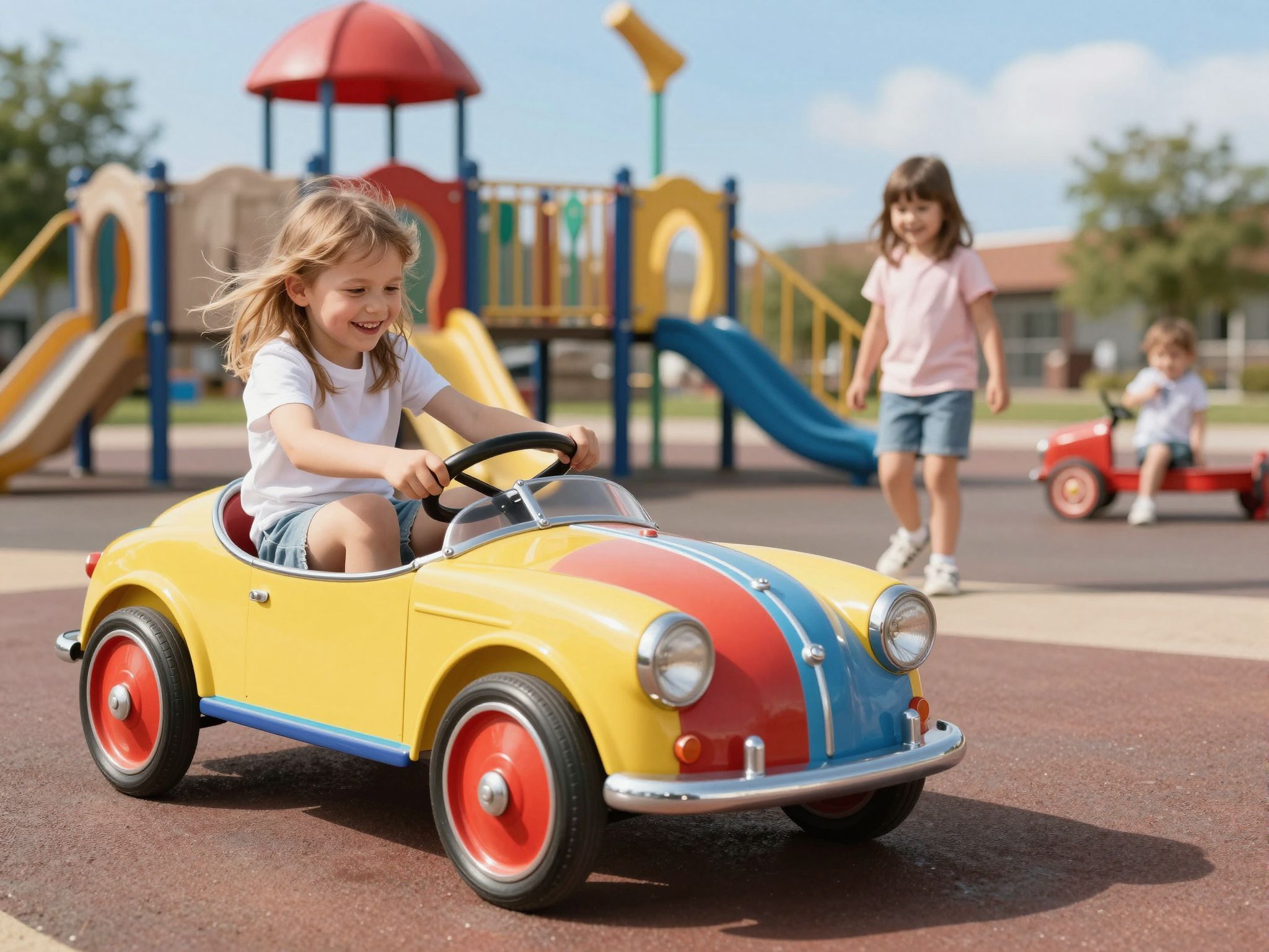 A pedálos Moszkvics a szabadidő öröme volt.