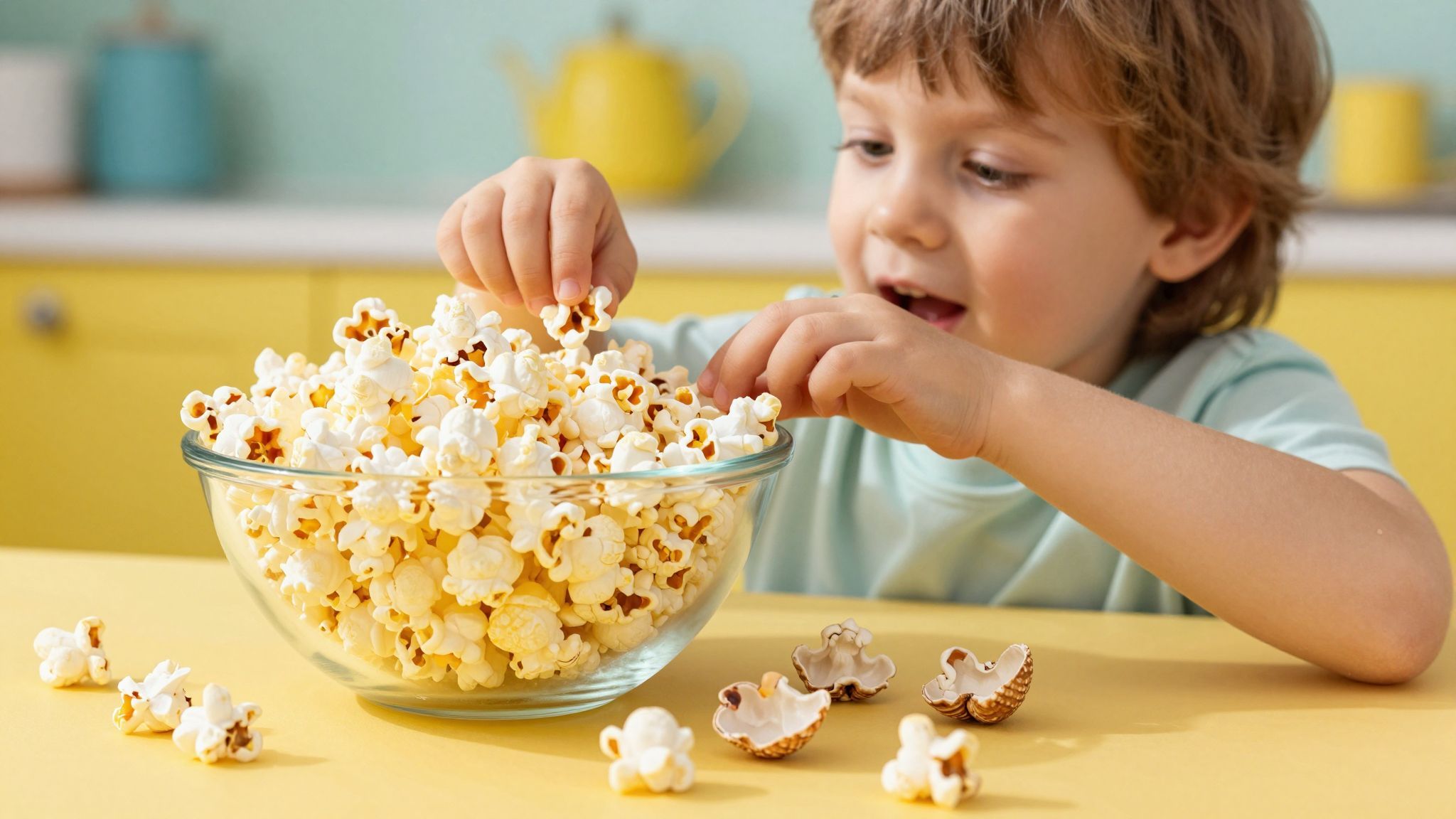 A pattogatott kukorica héja fulladási veszélyt jelenthet.