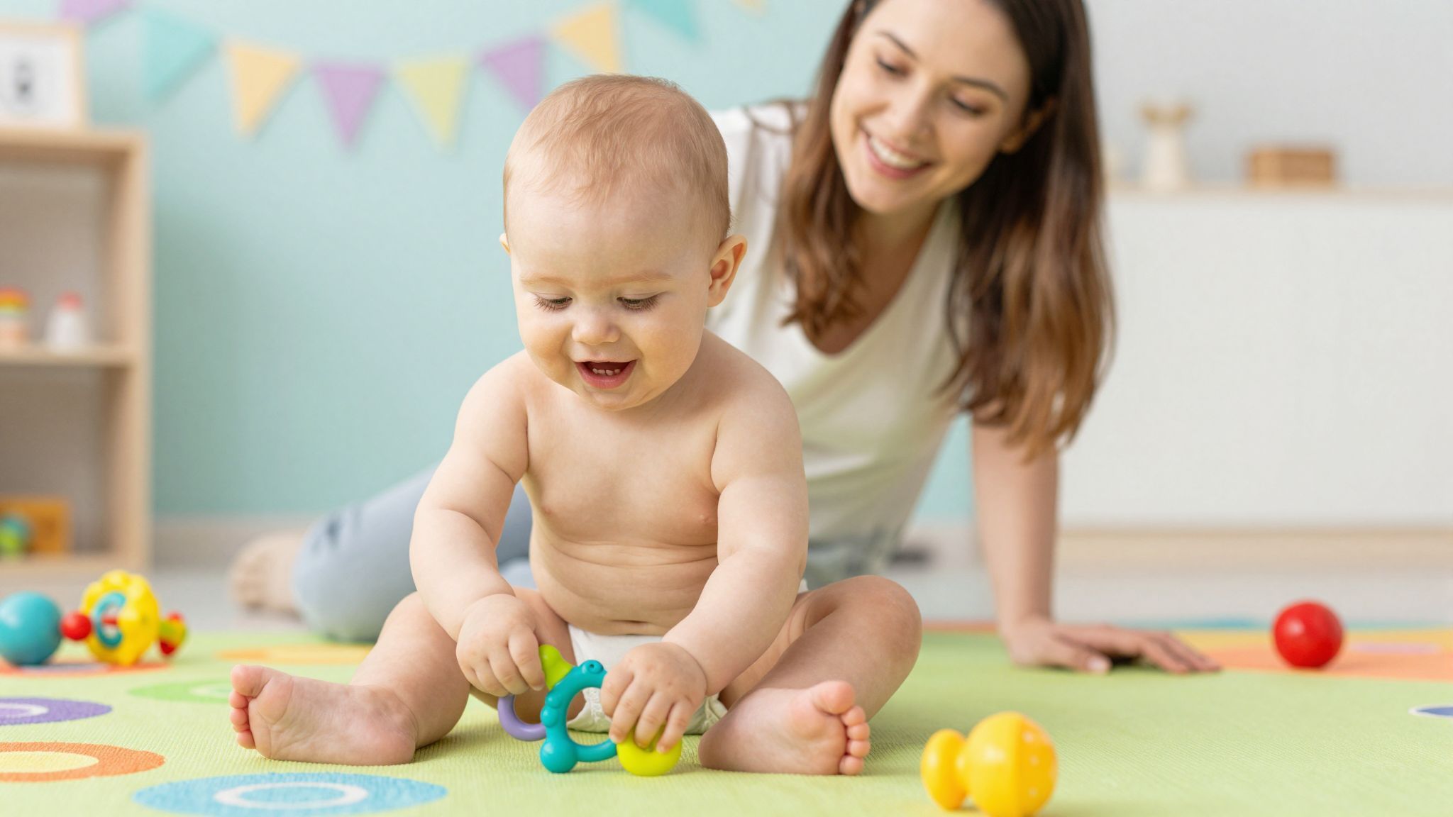 A rágási kényszer gyakori jel a fogzási folyamatban.