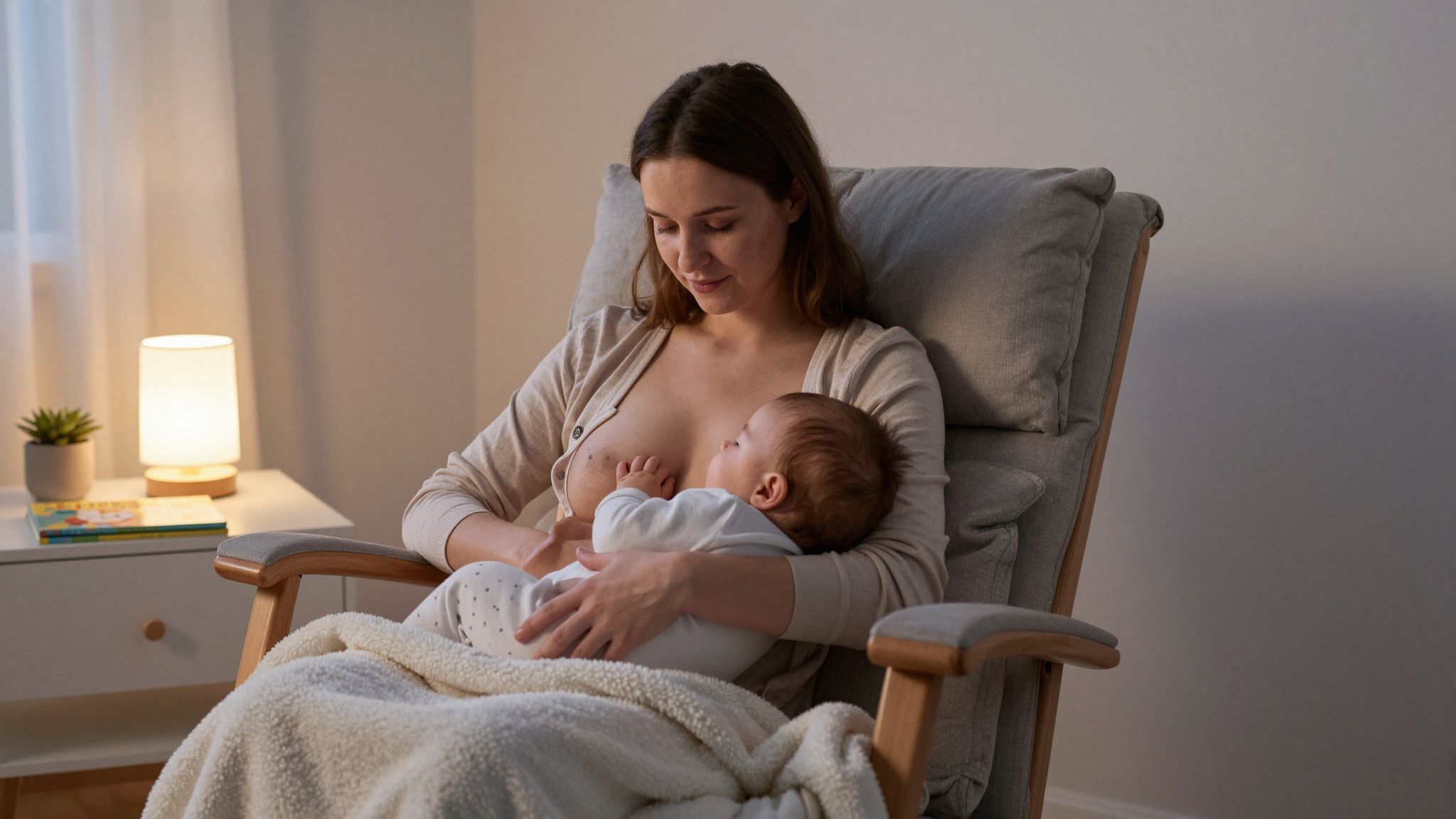 A szoptatás segíti az éjszakai együttalvást és kötődést.