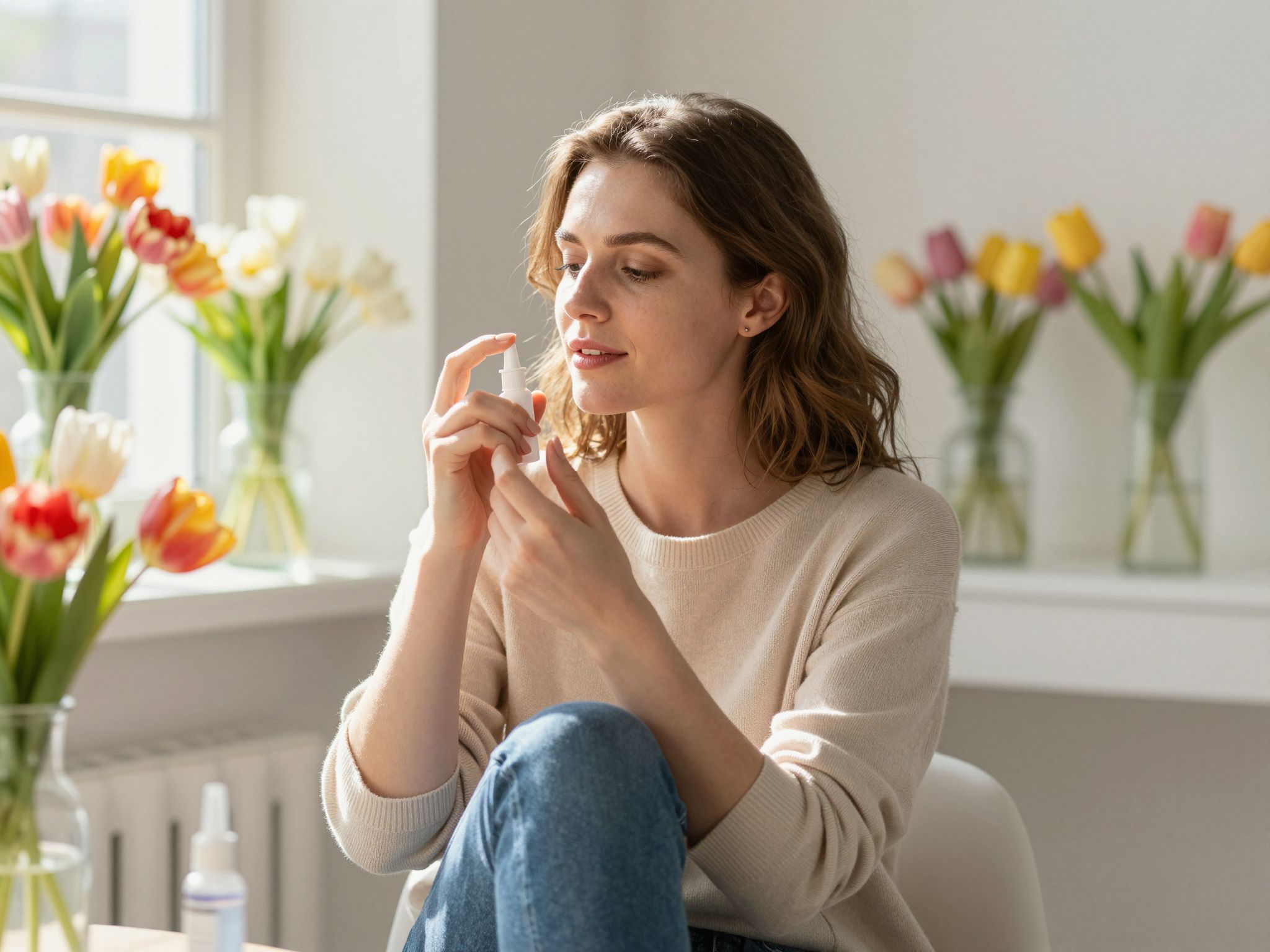 A szteroidos orrspray segíthet allergiás nátha kezelésében.