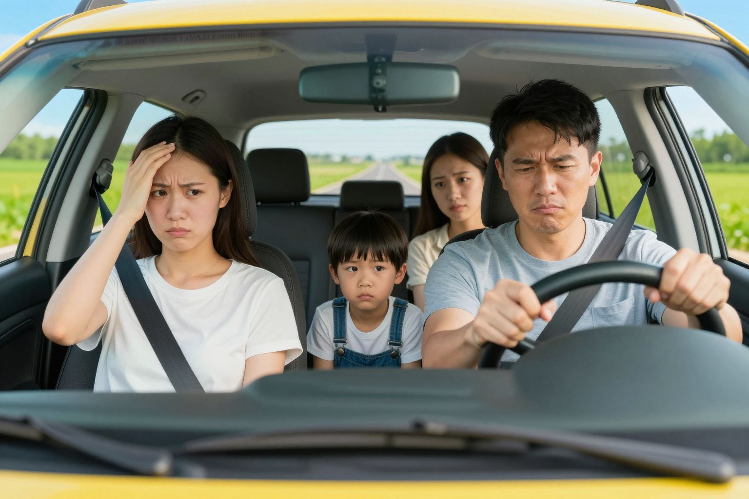 A szülői stressz fokozza a gyerekek nyugtalanságát autósüléskor.