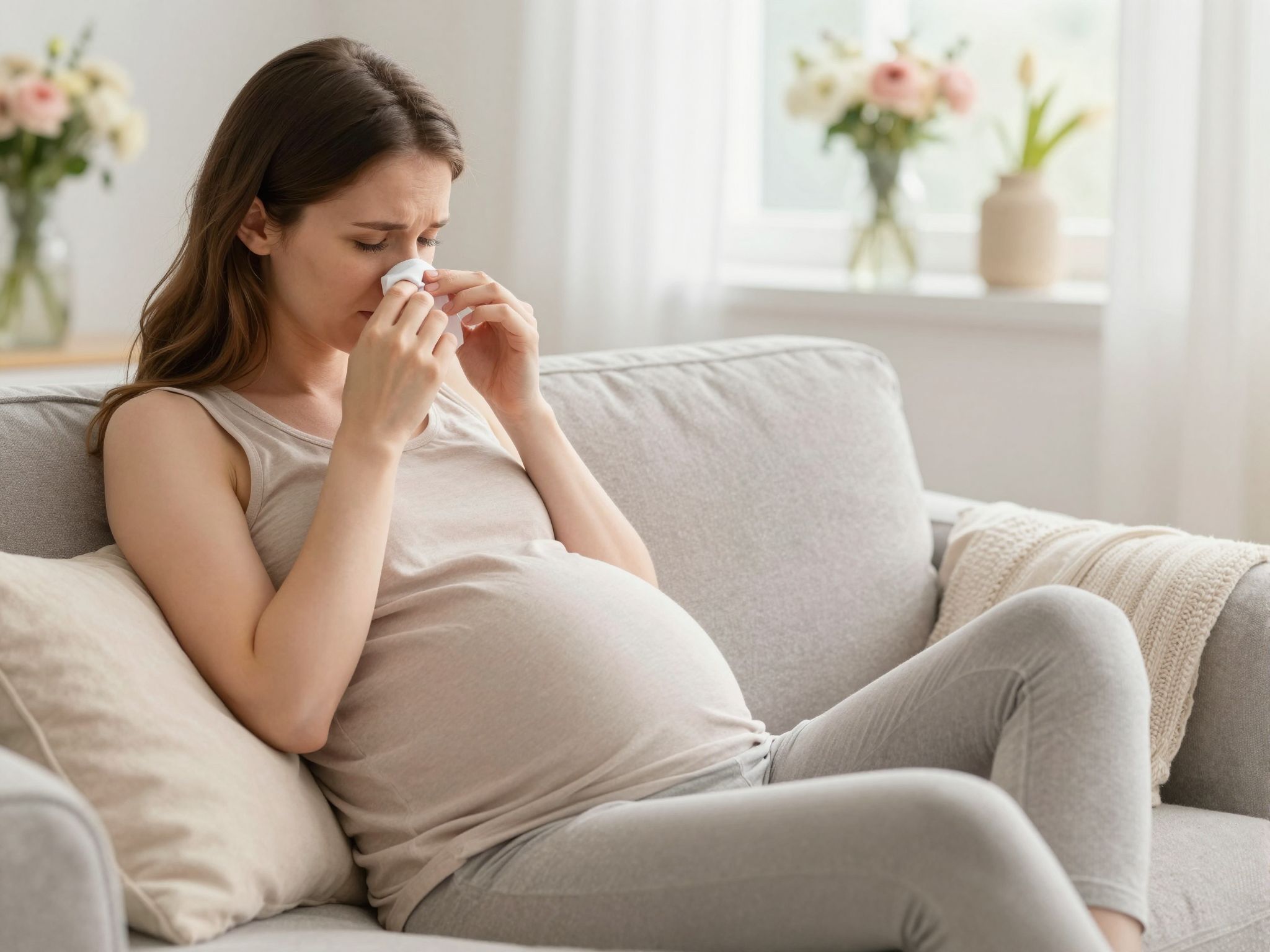 A terhesség alatt a hormonok orrdugulást okozhatnak.