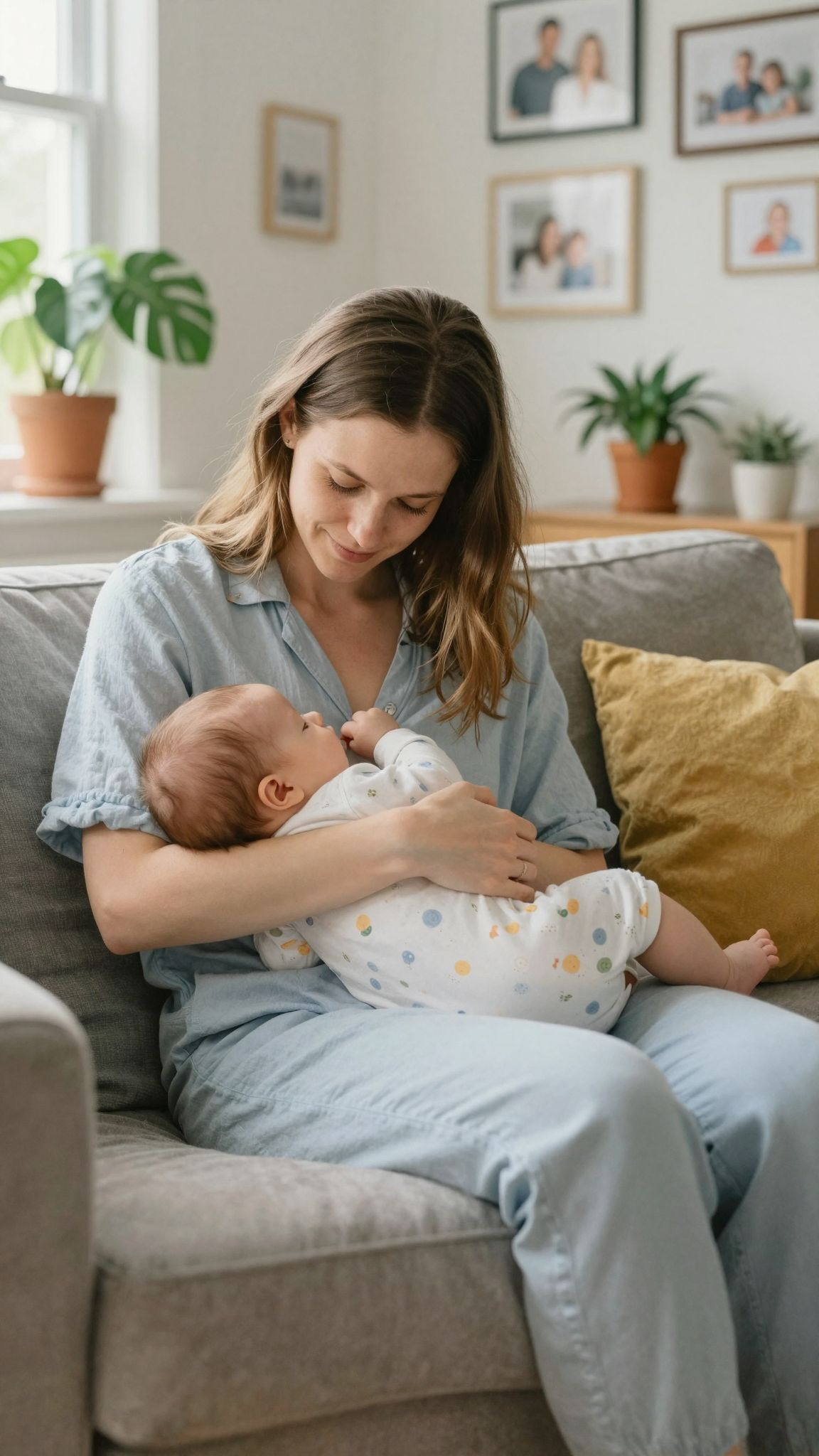 A szoptatás természetes úton segíti a családtervezést.
