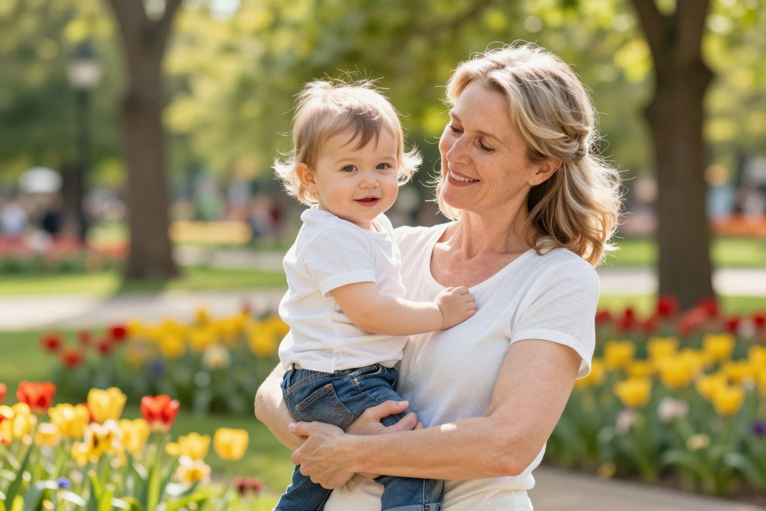 A késői anyaság türelemmel ajándékozza meg a családot.