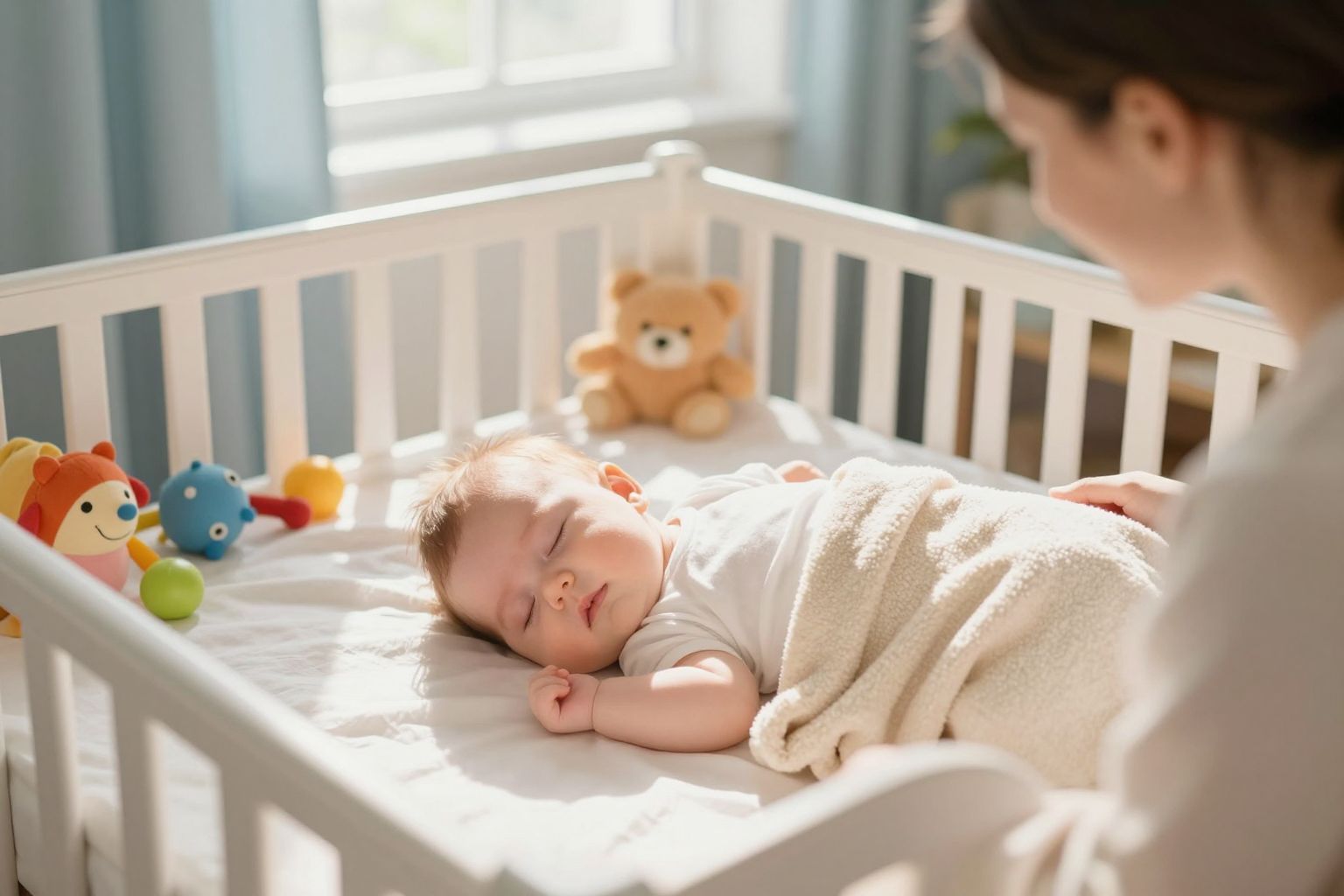 Az alvás segíti a csecsemők agyának fejlődését.