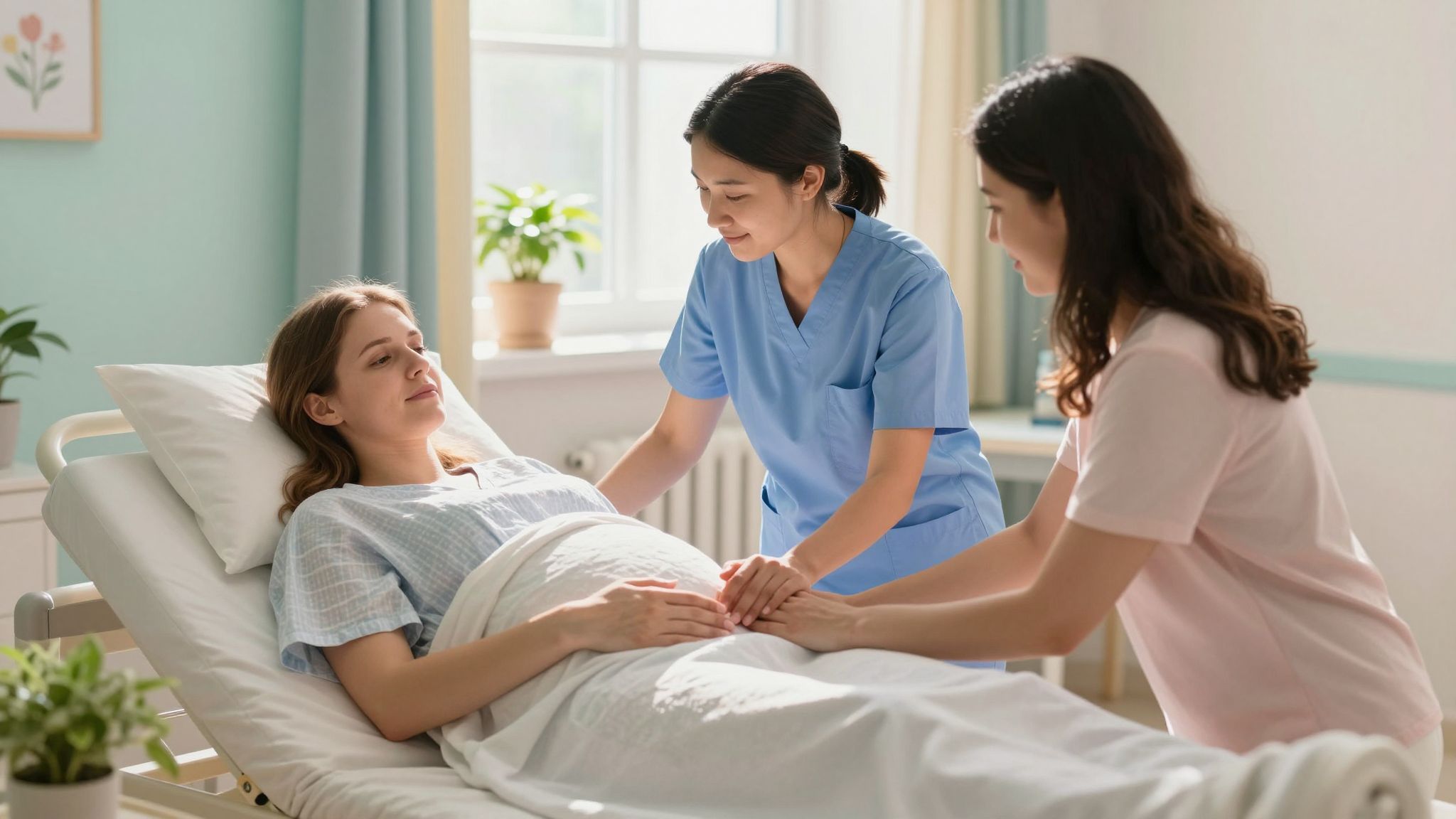 A bábák támogathatják a természetes fájdalomcsillapítást szüléskor.