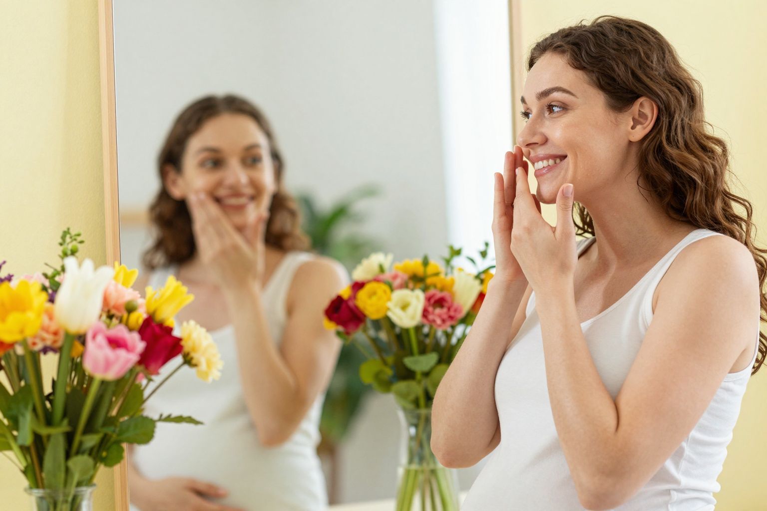 Kismamáknak fontos a rendszeres bőrellenőrzés terhesség alatt.