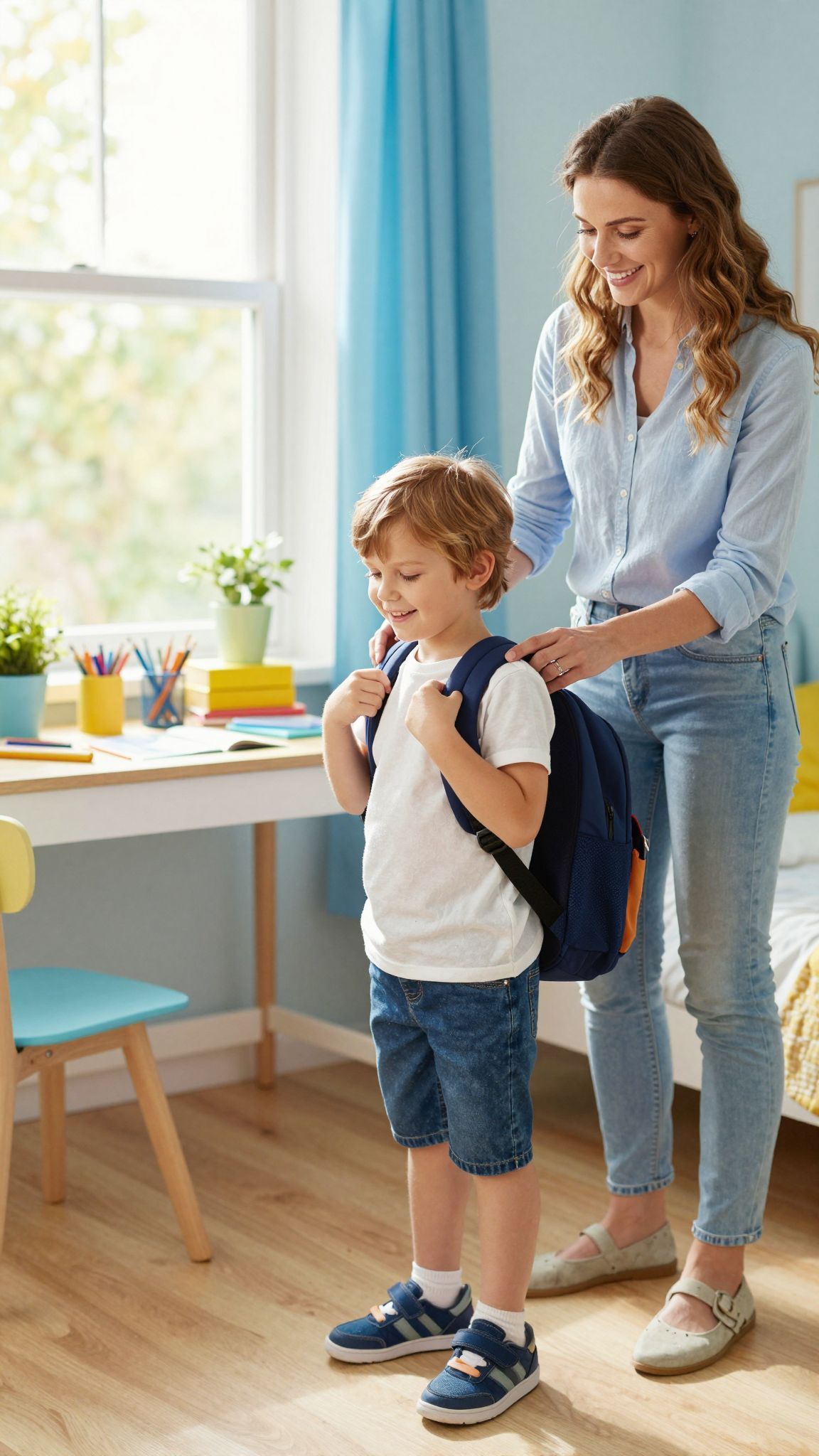 Az új rutin segít a gyereknek a beilleszkedésben.