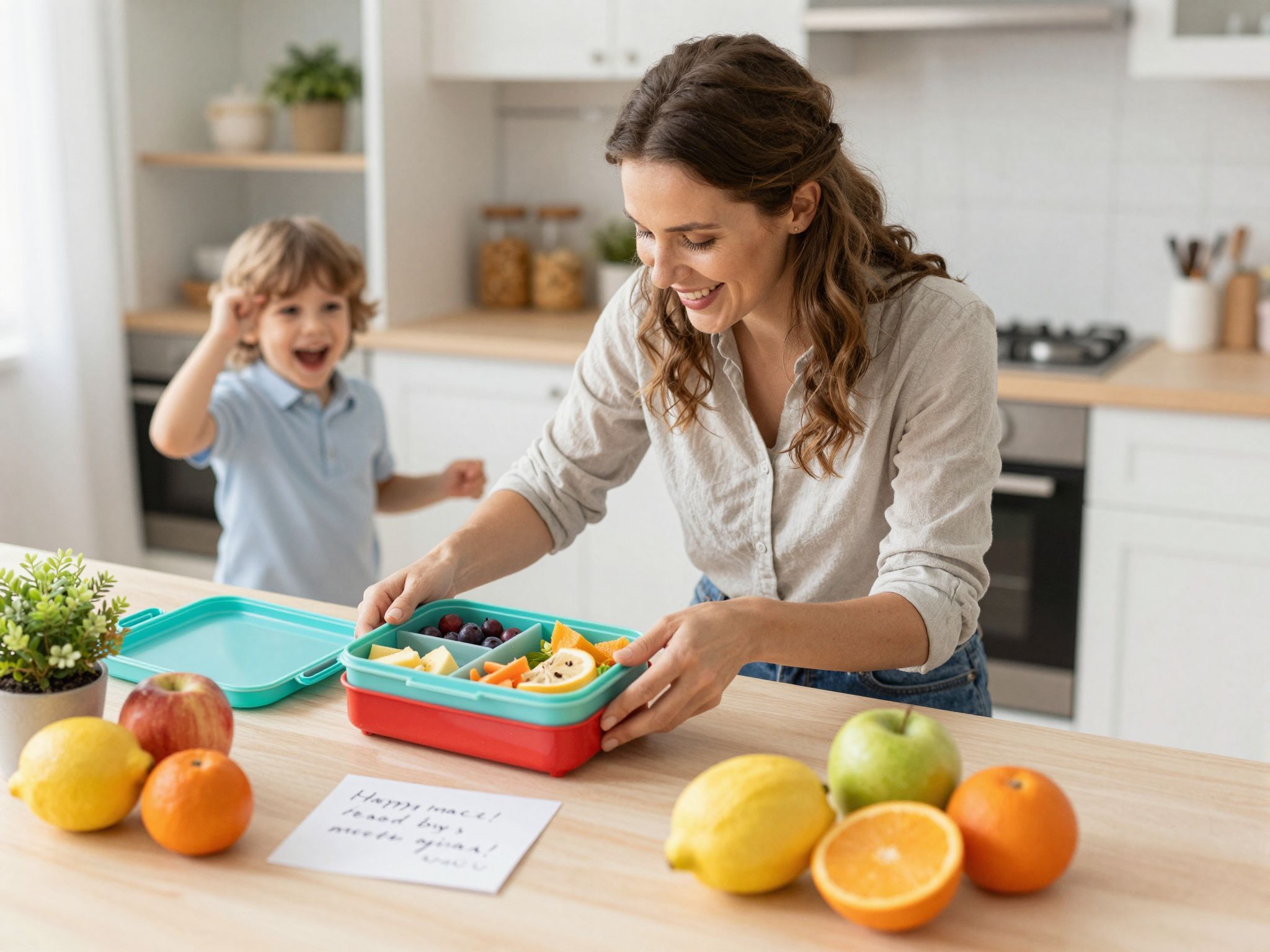 A kedves üzenetek erősítik a szülő-gyerek kapcsolatot.