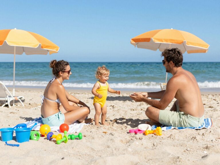 Együtt nyaral a család: tippek a stresszmentes pihenéshez kisgyerekkel