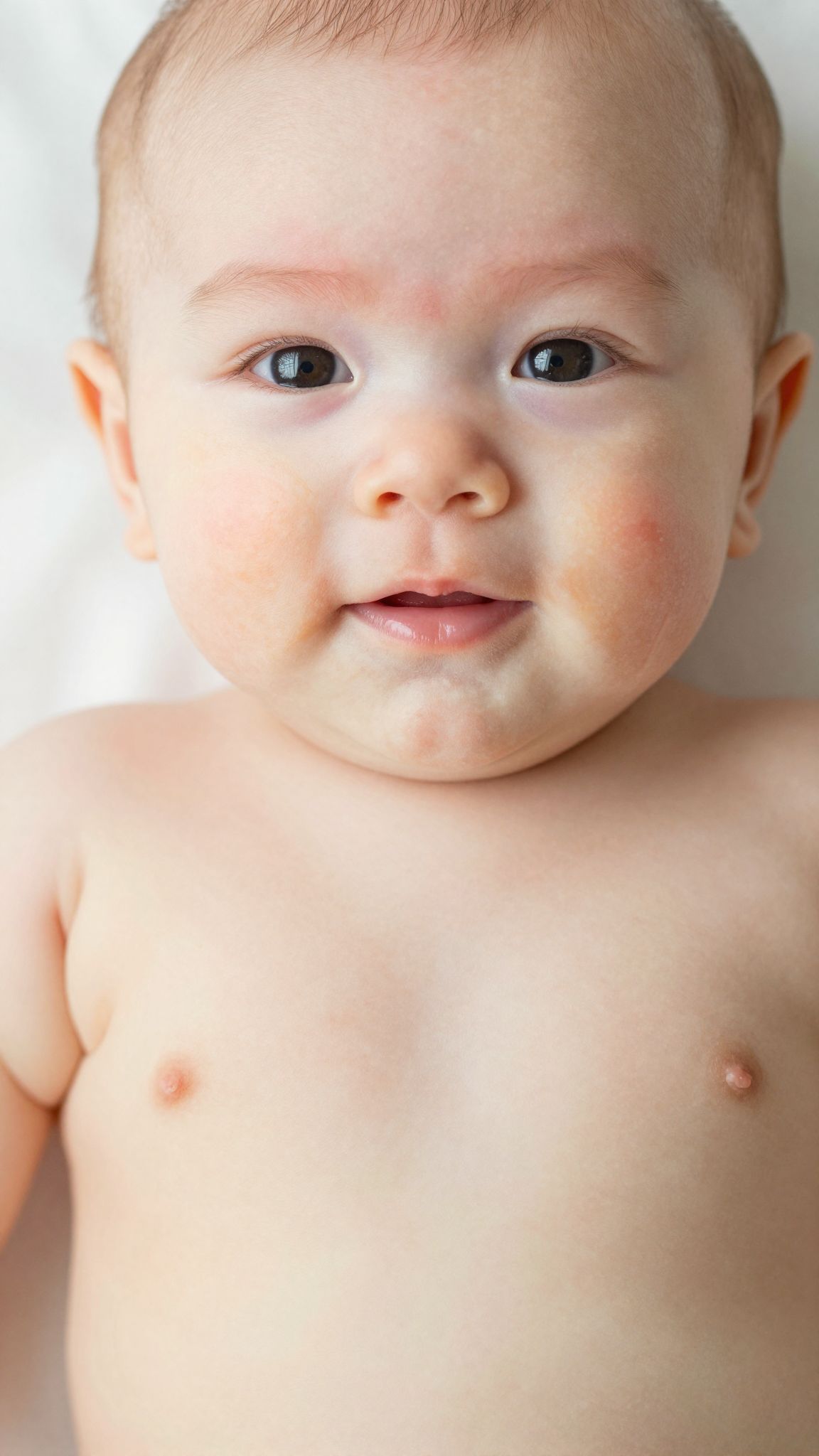 A márványozott bőr gyakran vérkeringési problémákra utal.