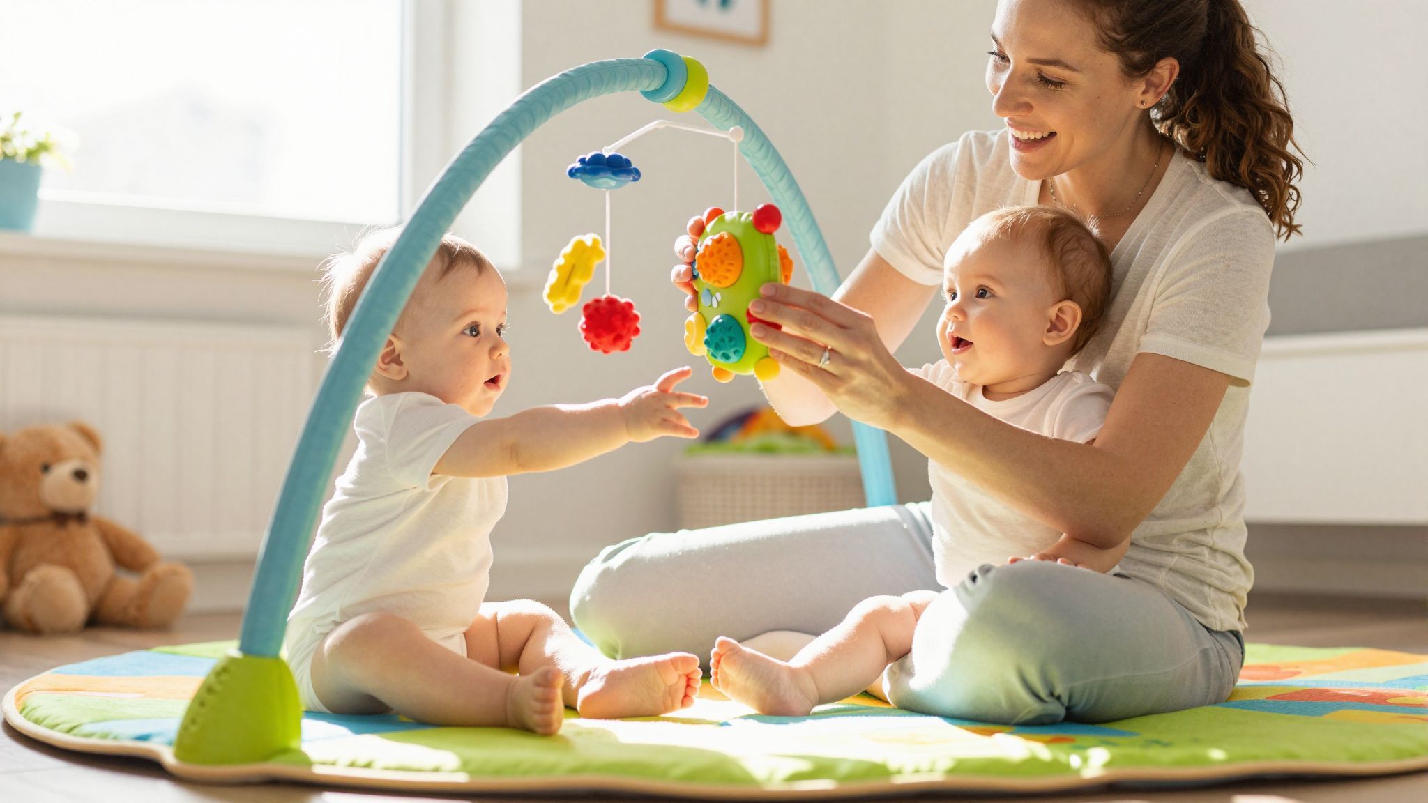 Szakemberhez kell fordulni, ha a baba nem követi a mozgást.