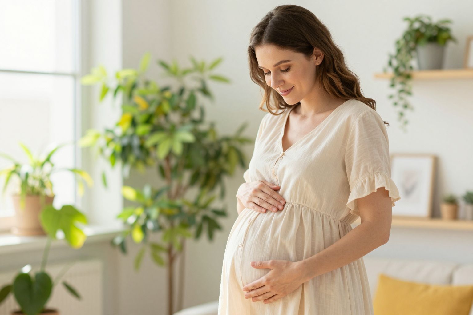 A várandósság alatt a hormonok befolyásolják a bőrt.