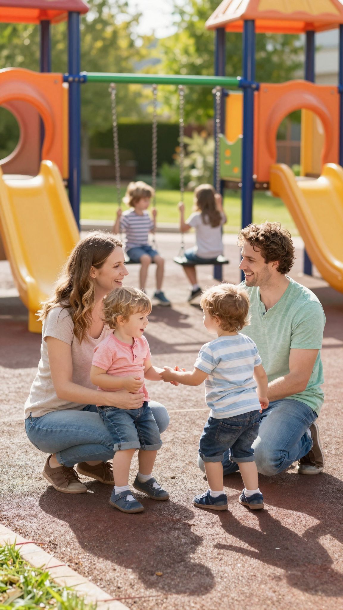 A játszótéren a türelem és a megértés kulcsfontosságú.