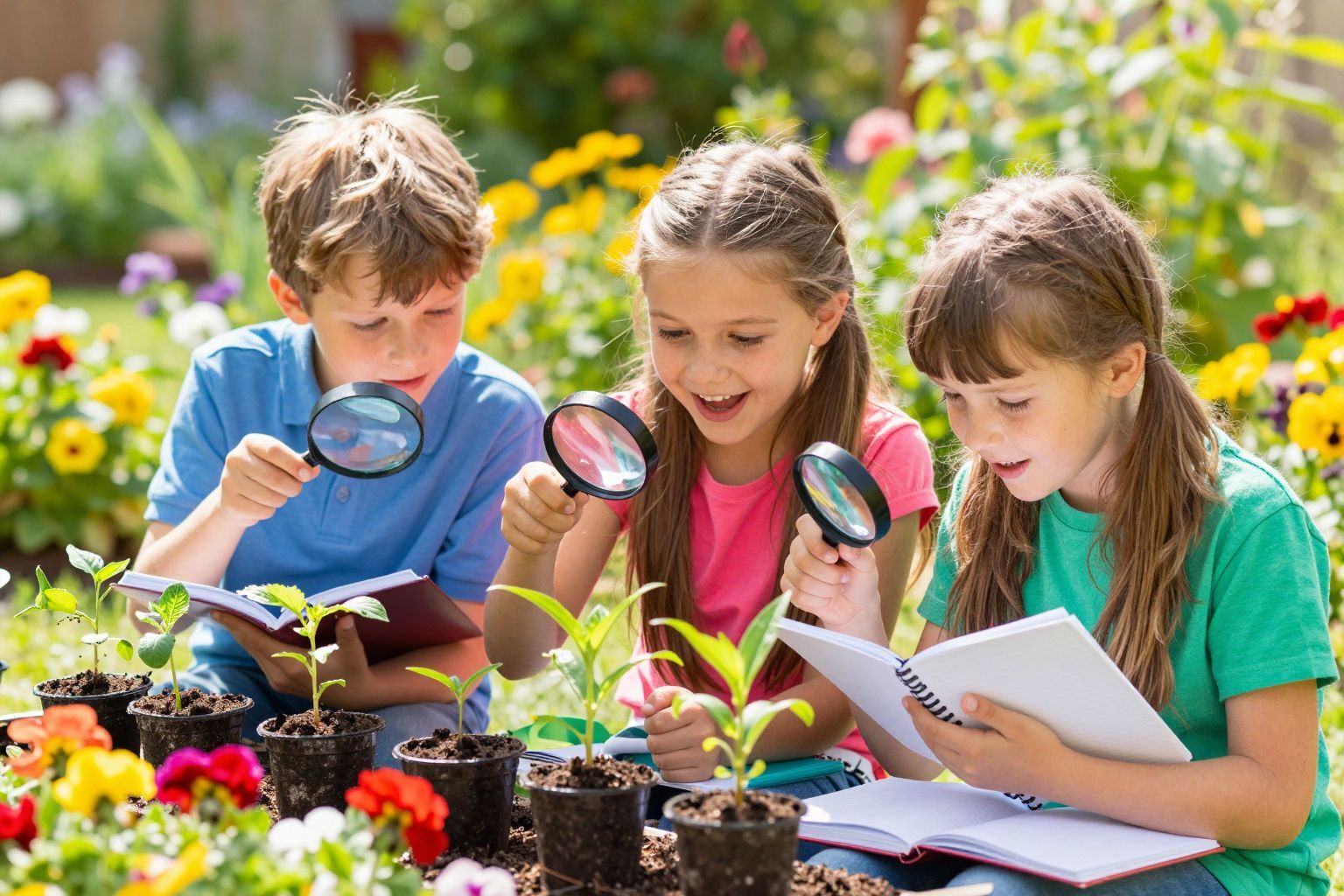 A növények növekedése a fény és víz ritmusát követi.