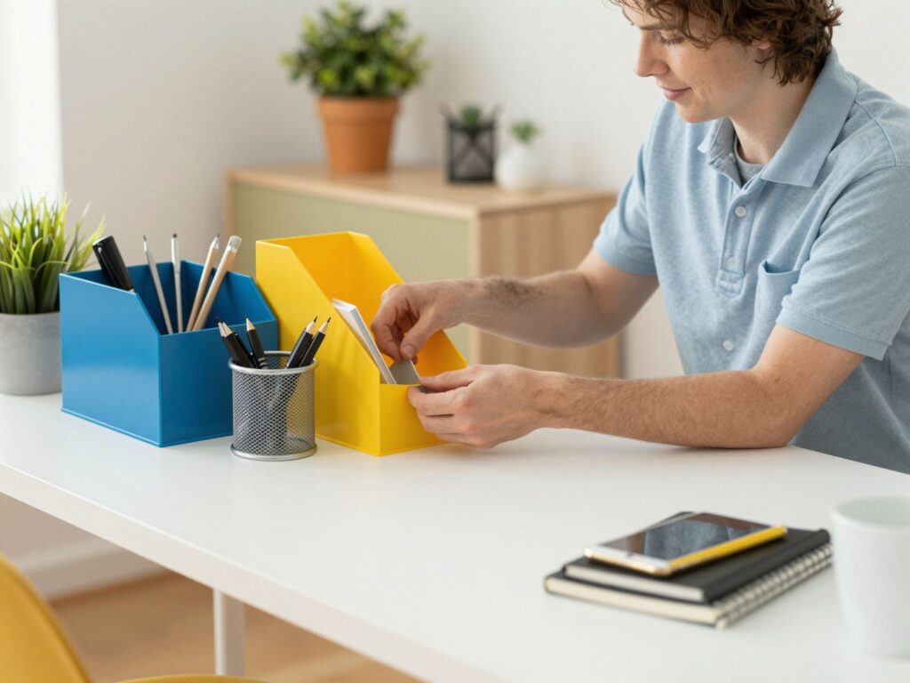 Hogyan tarts rendet az íróasztalodon? A legjobb tárolási és rendszerezési tippek