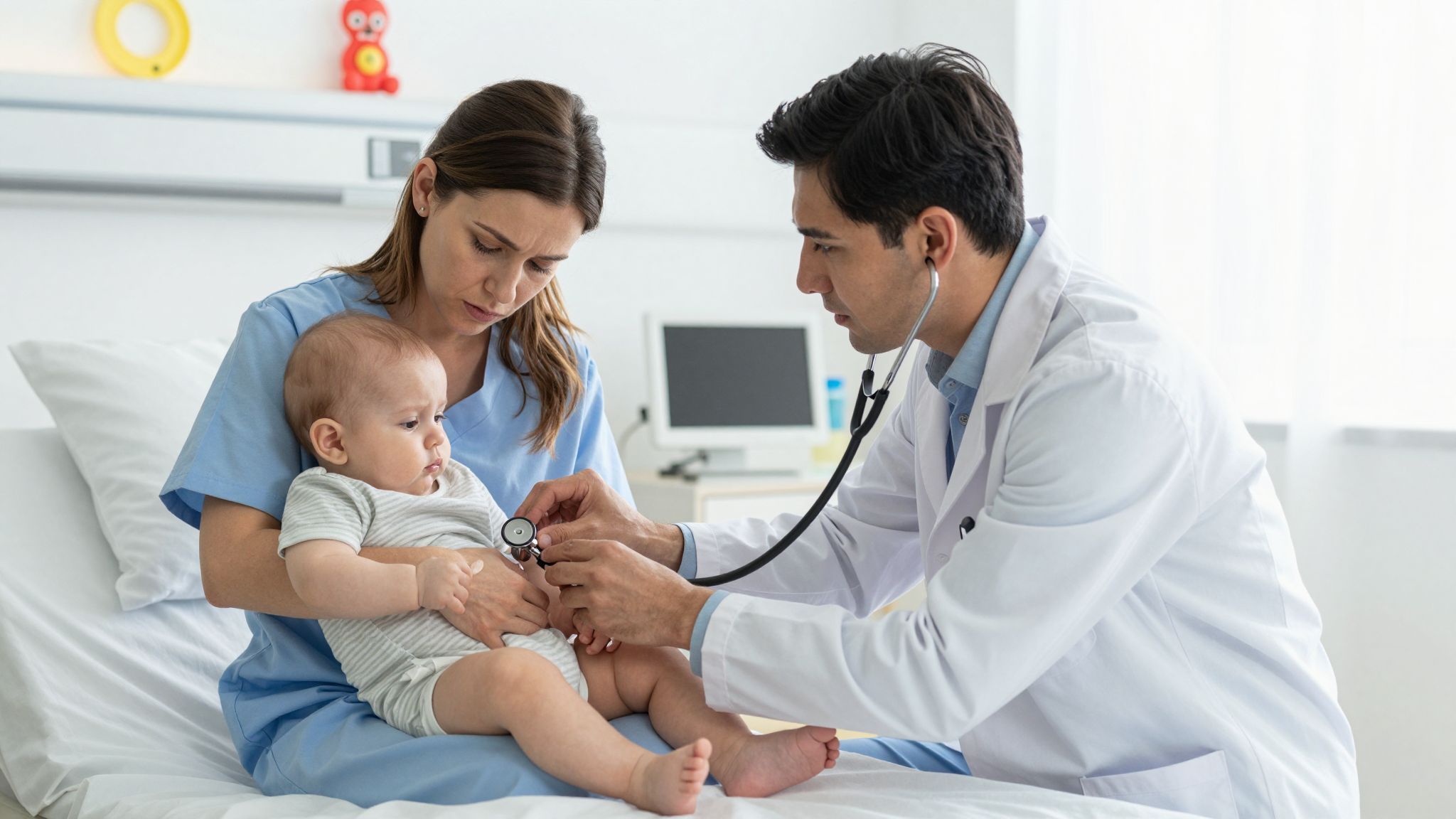 A kórházban laborvizsgálatok segítik a pontos diagnózist.