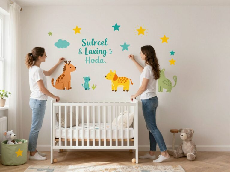 Így dekoráld a babaszobát falmatricákkal és feliratokkal
