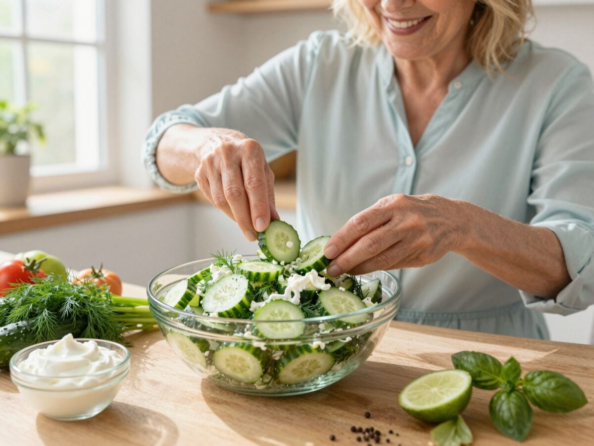 Így készül a klasszikus kapros-tejfölös uborkasaláta: a nagyi receptje