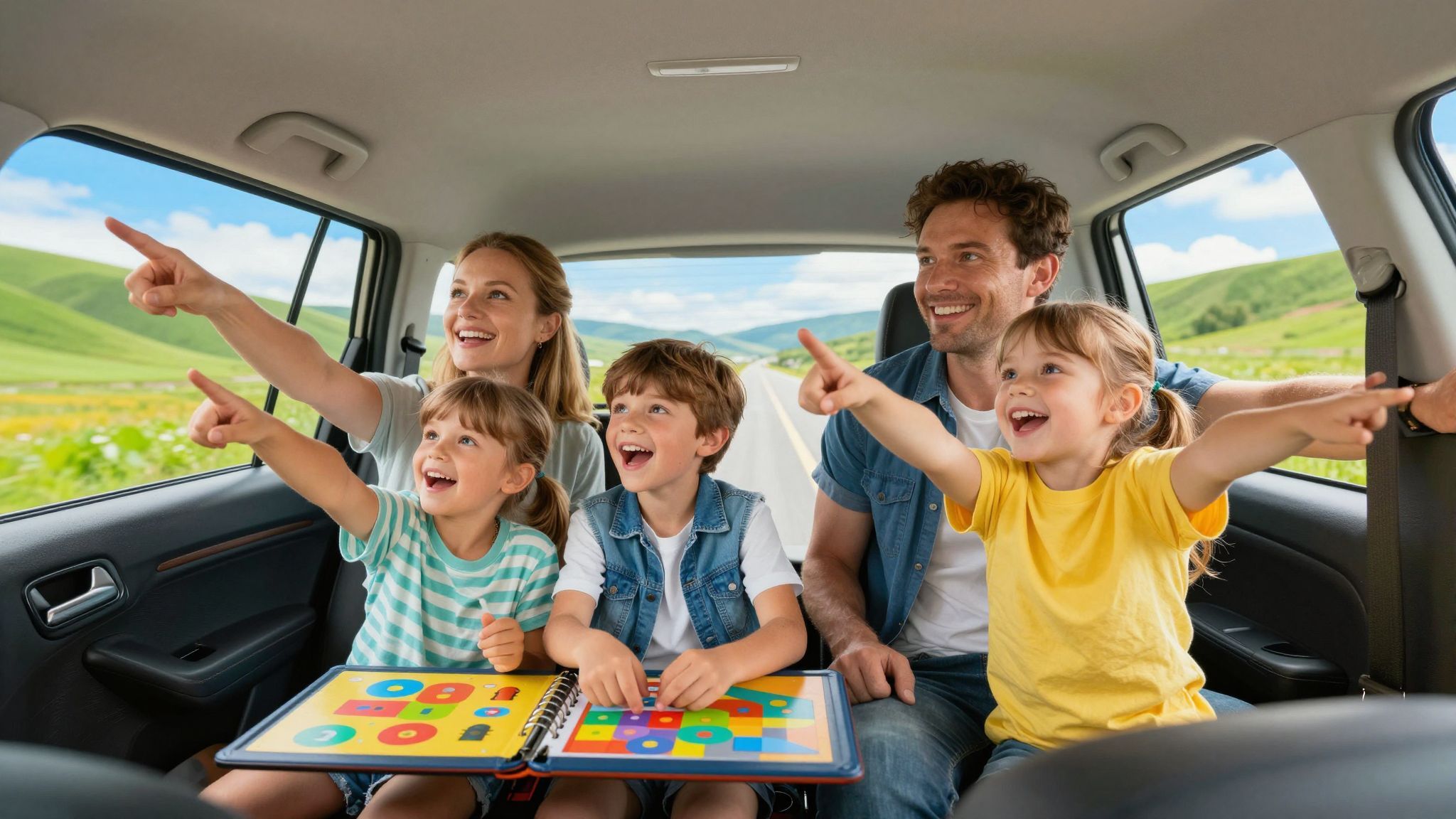 Az ablakon túli játékok ösztönzik a kreatív gondolkodást.