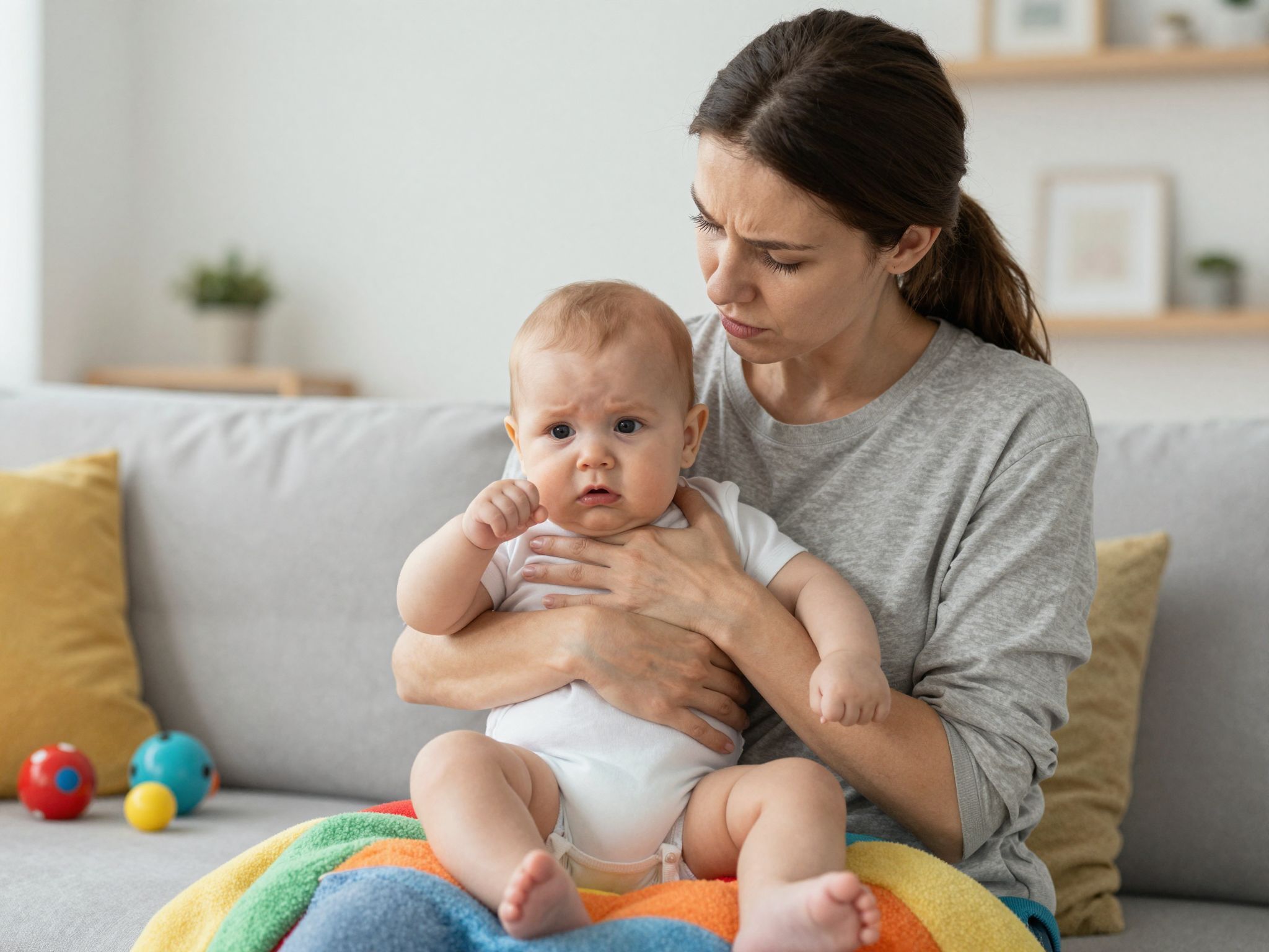 Az izomfeszülés esetén a baba mozgása korlátozott lehet.