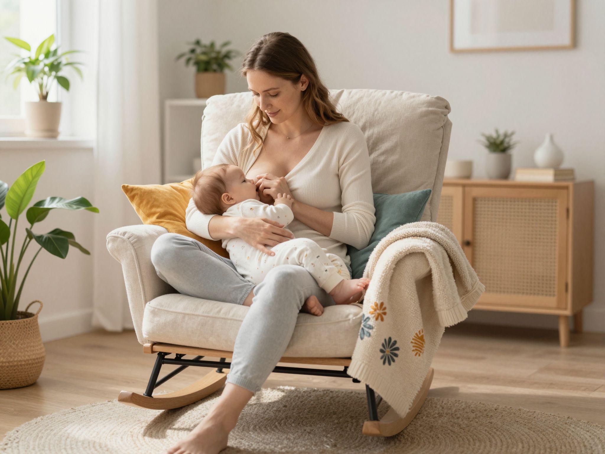 A kényelmi kiegészítők támogatják a szoptatás sikerét.