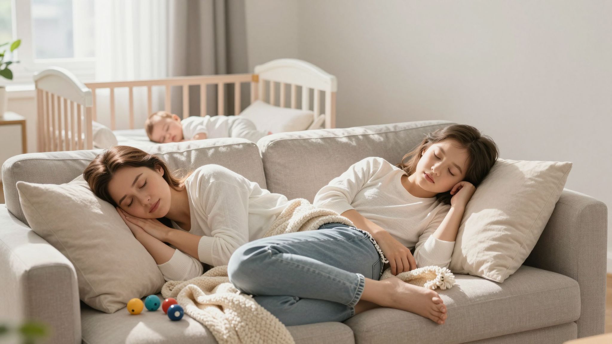 A kismamák számára a pihenés kulcsfontosságú a regenerációhoz.