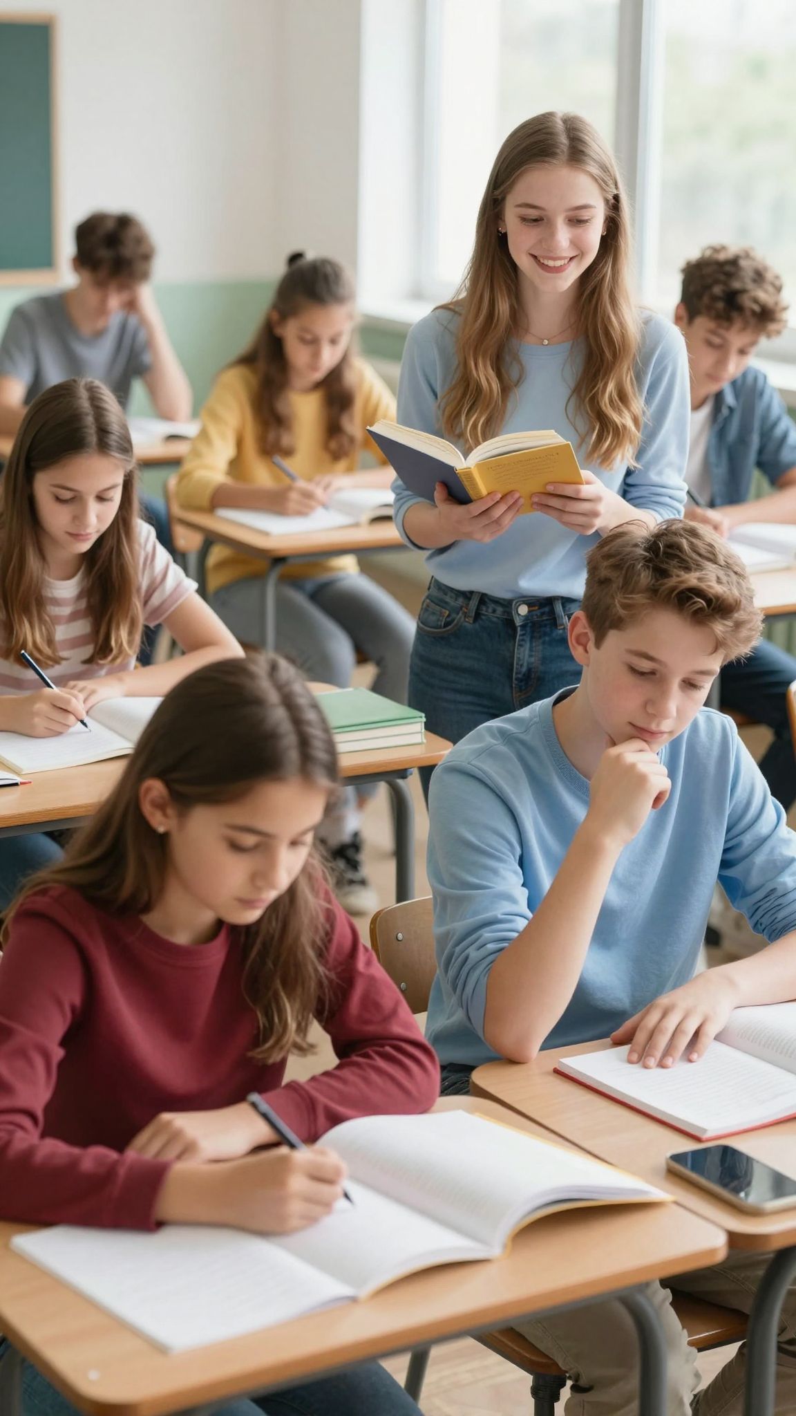 Az alváshiány rontja a kognitív teljesítményt iskolában.