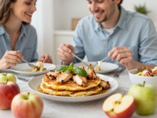 Különleges palacsinta recept: próbáld ki ezt az ínyenc almás-csirkés változatot