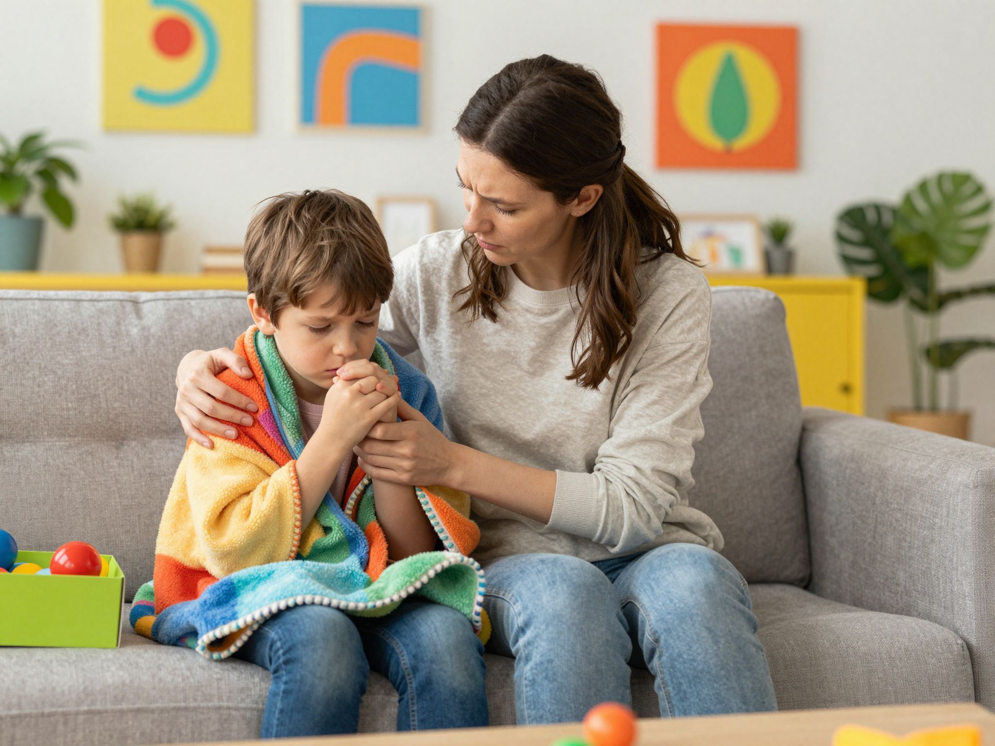 A gyermek lelki támasza fontos a gyógyulás során.