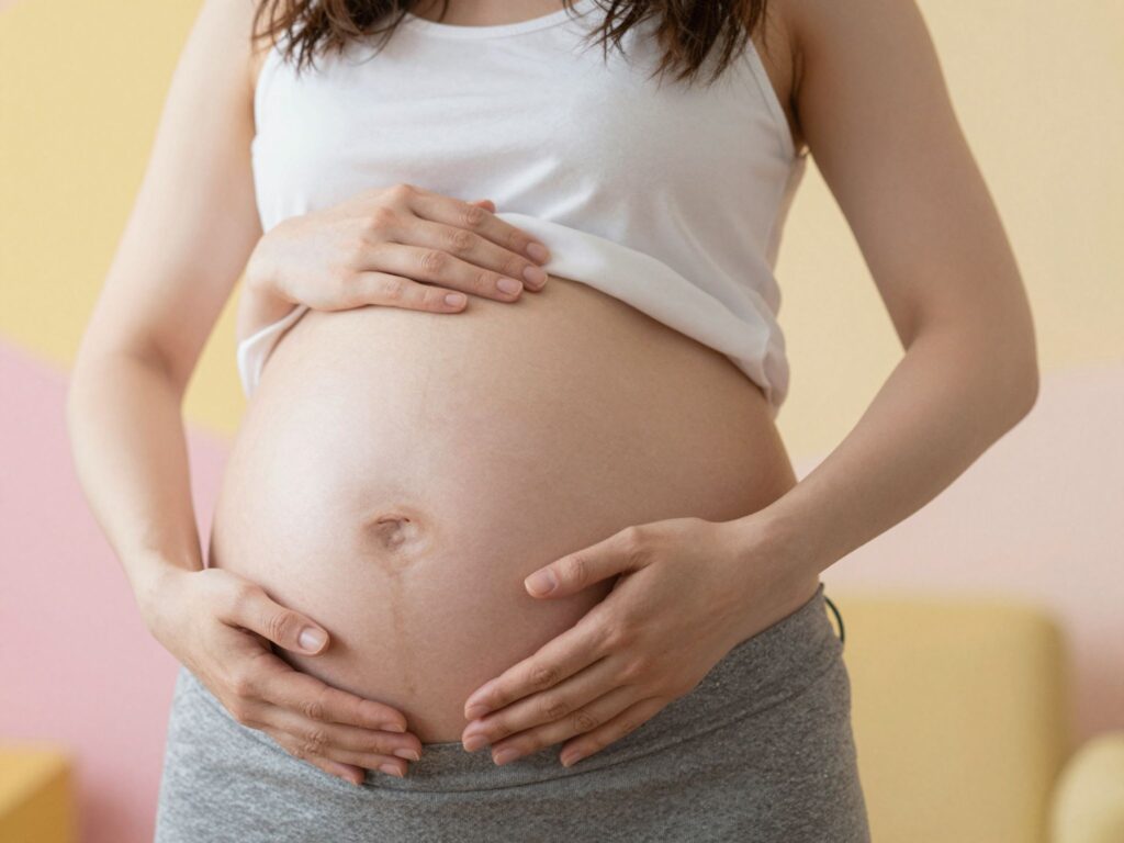 Miért és hogyan változik meg a köldök terhesség során?