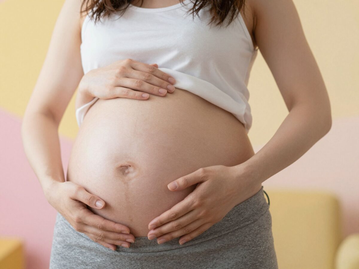 Miért és hogyan változik meg a köldök terhesség során?