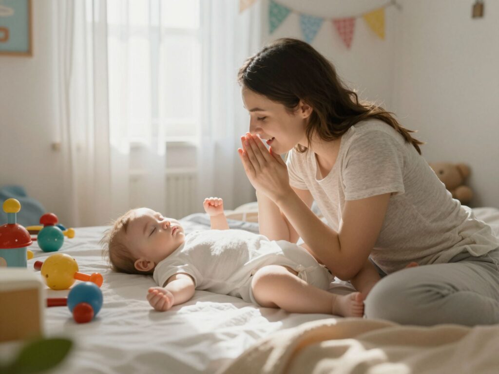 Miért reagálnak a gyerekek jobban az anyai hangra alvás közben?