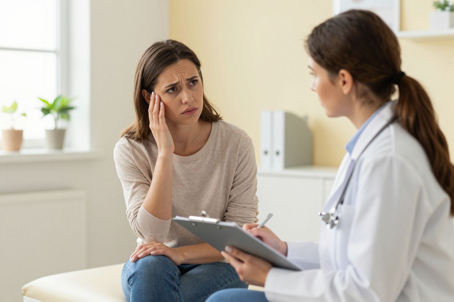 Fájdalom és vérzés esetén azonnal orvoshoz kell fordulni!