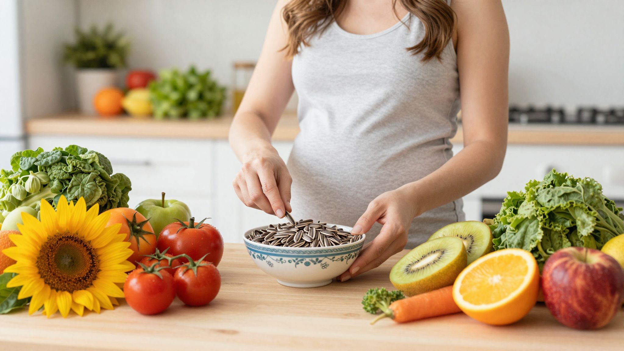 A napraforgómag gazdag E-vitaminban és ásványi anyagokban.