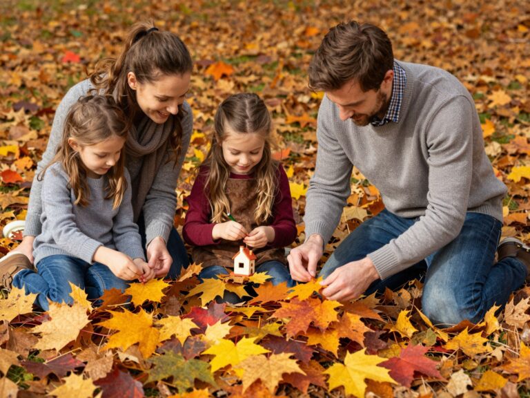 Őszi kézműveskedés: csodás dekorációk és játékok készítése falevelekből