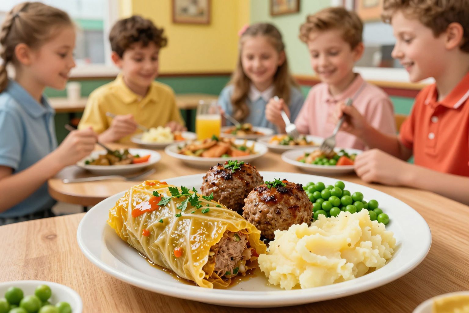 A paradicsomos káposzta és fasírt ízletes retro párosítás.