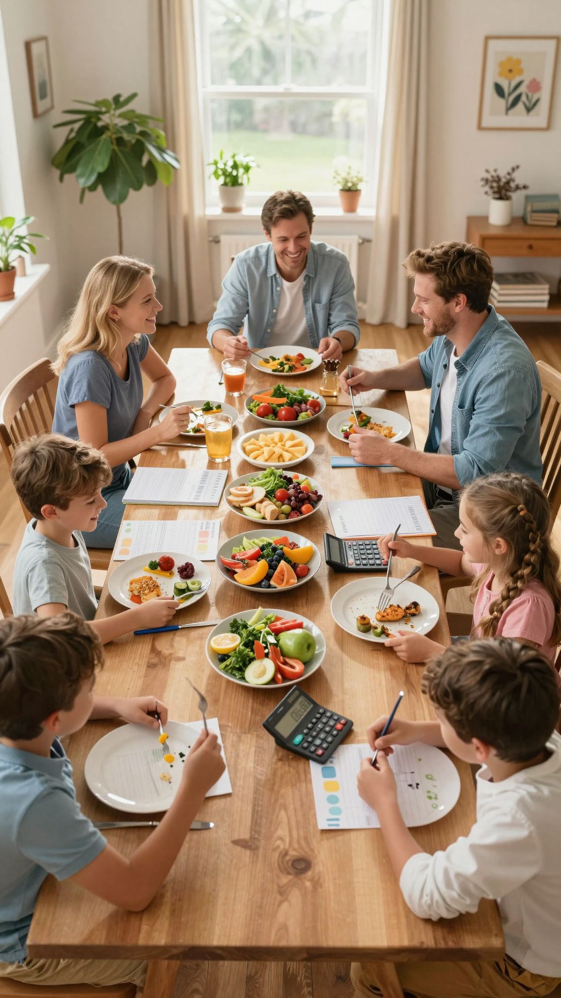 A pénzügyi tudatosság segít a nagycsaládosok költségvetésének tervezésében.