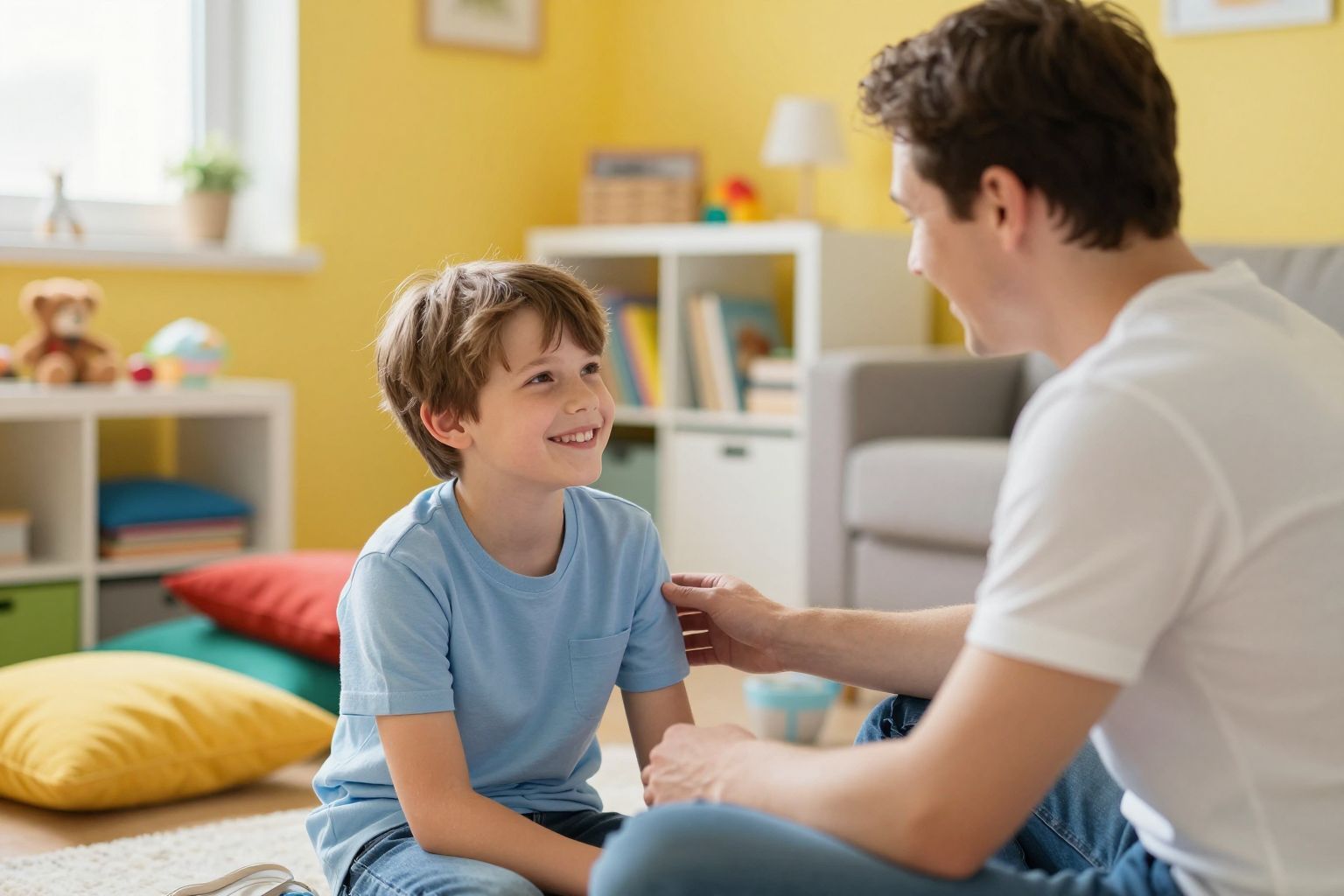 A pszichológiai támogatás segít a családi kapcsolat javításában.