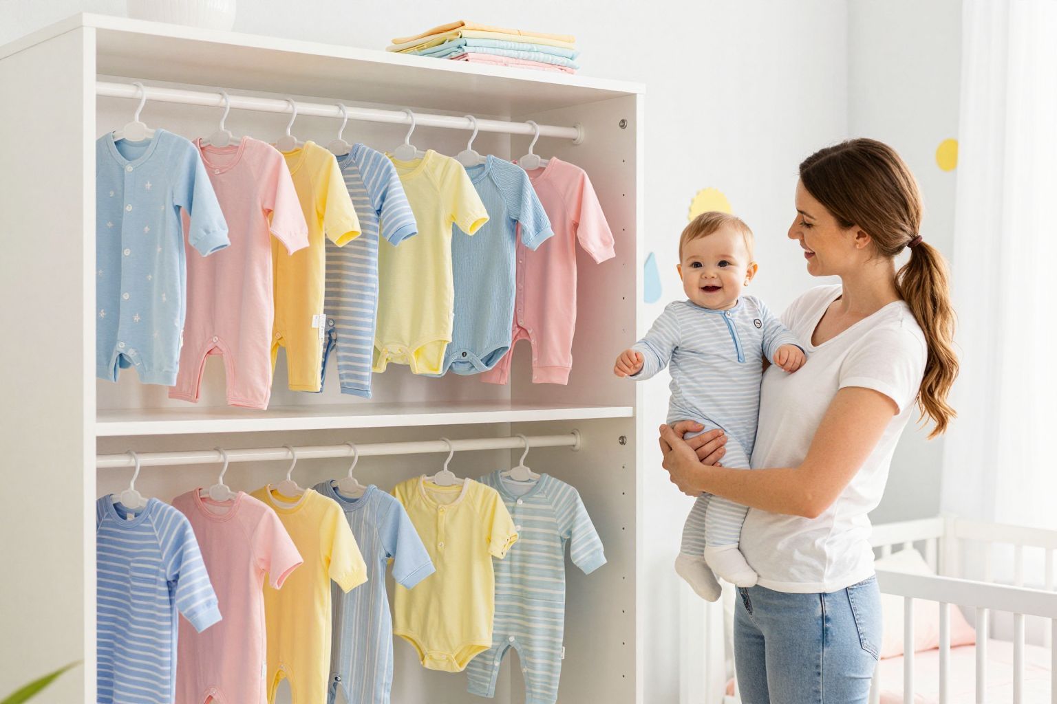 A rendezetten tárolt ruhák gyorsabb öltözködést biztosítanak.