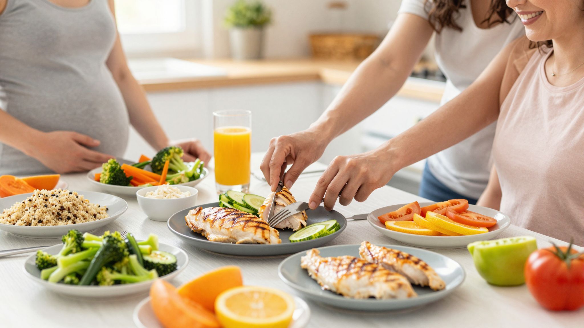 A sovány fehérjék segítik a könnyű emésztést terhesség alatt.