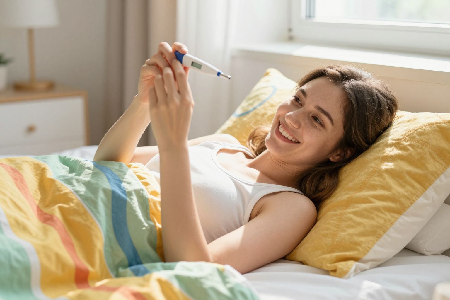 A görbéken megjelenő mintázatok ovulációs fázisokat jeleznek.