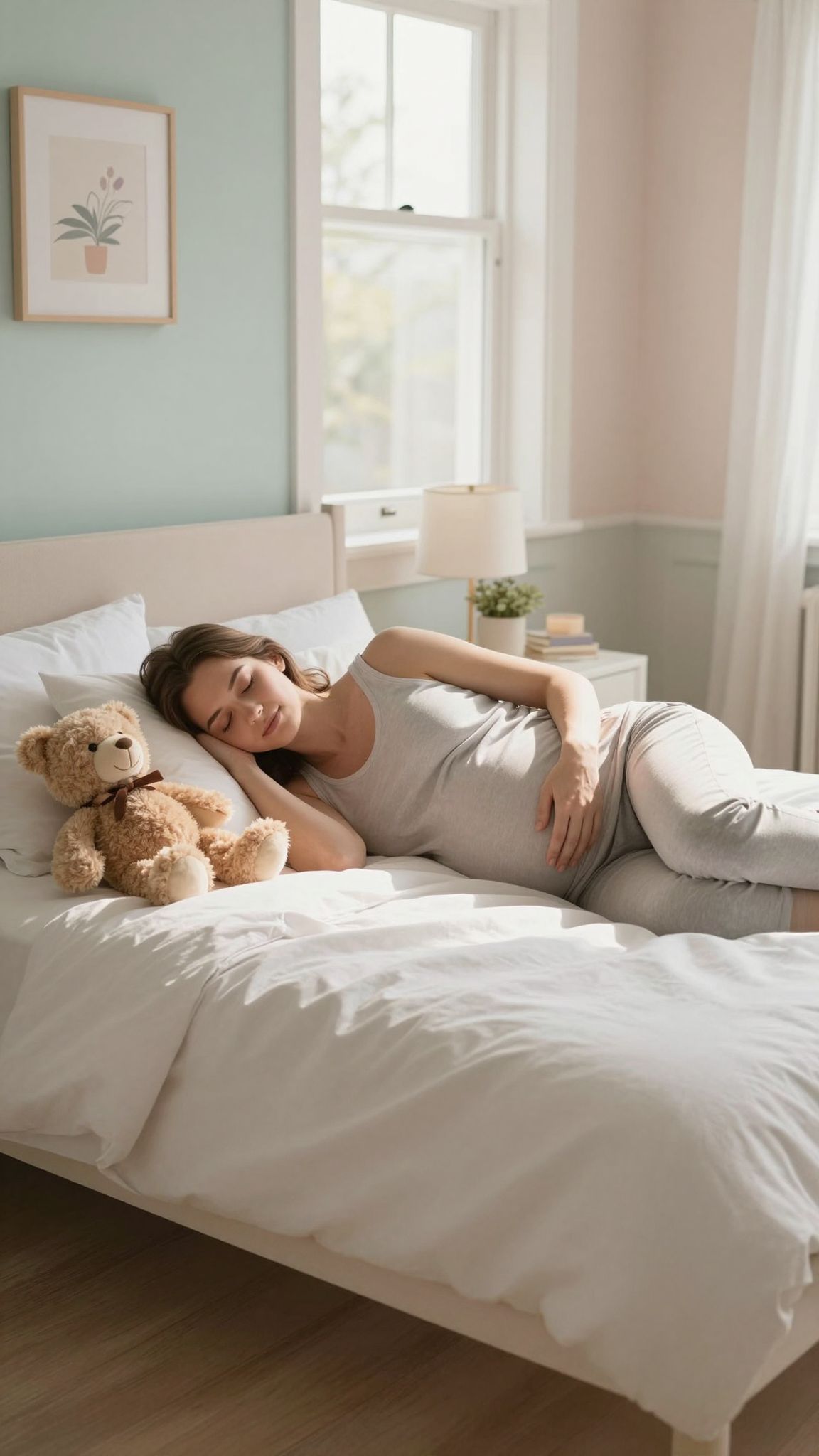 A bal oldali alvás javítja a vérkeringést terhesség alatt.