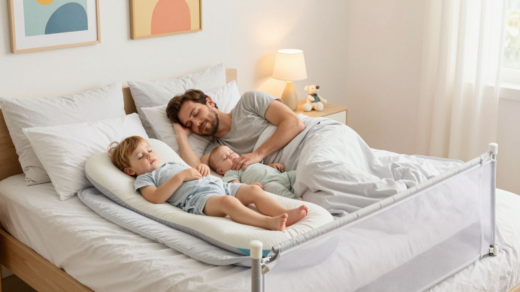 A fulladásveszély csökkenthető helyes alvási pozícióval.