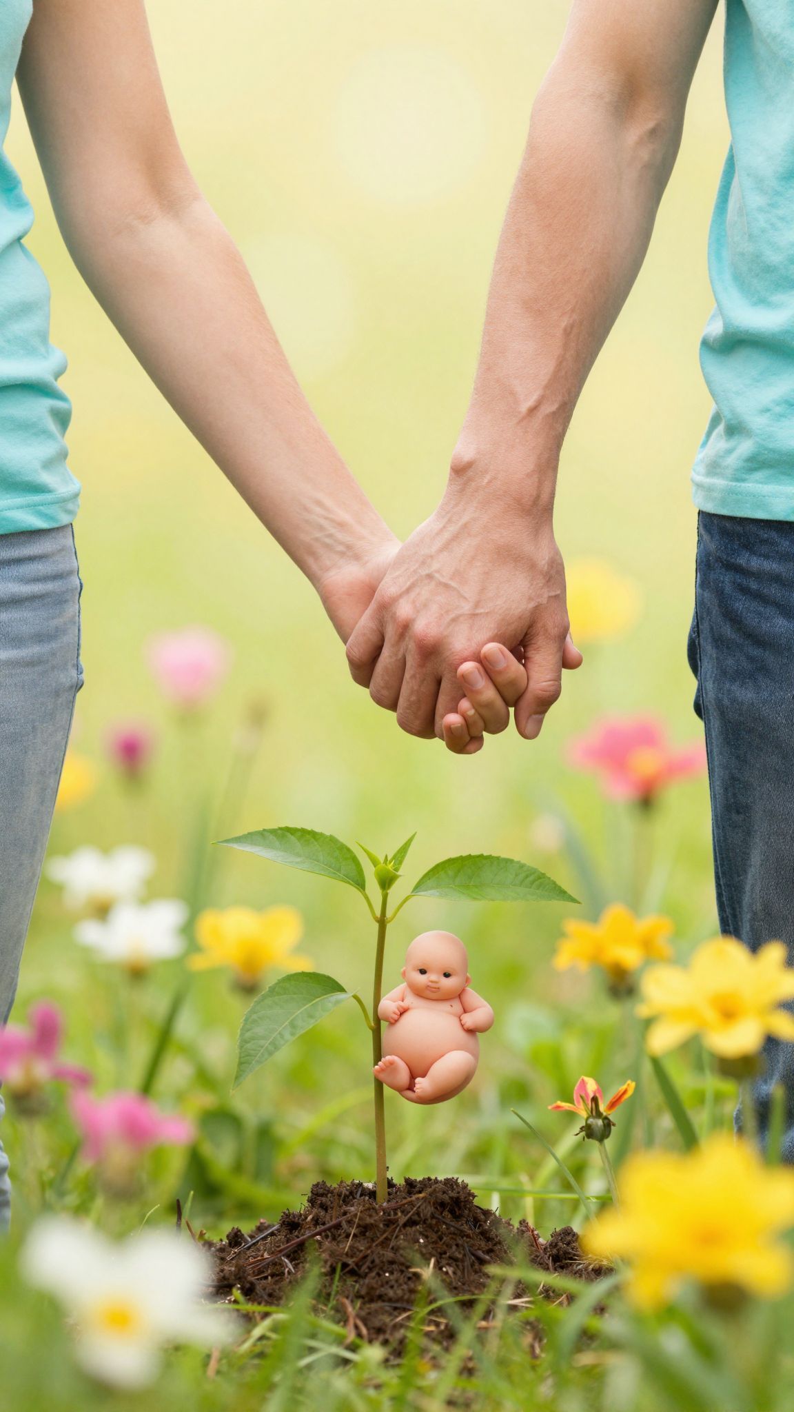 A tizedik héten már formálódnak az arc és végtagok.