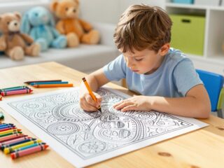 Több, mint vonalak közti maszatolás: a színezés szerepe a finommotorika és a türelem fejlesztésében