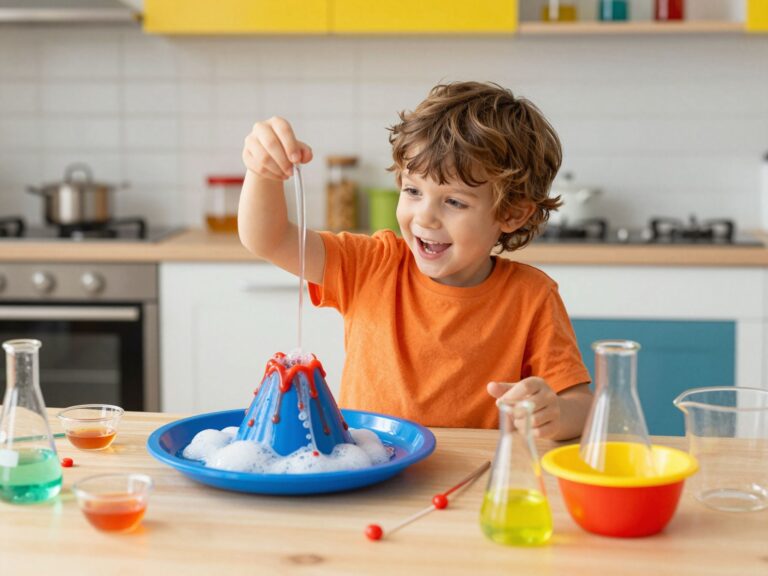 Vulkánkitörés a konyhában: 5 szórakoztató kísérlet, ami felkelti a gyerekek érdeklődését a tudomány iránt
